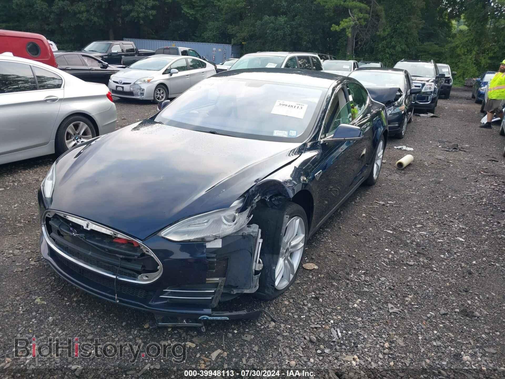 2014 TESLA MODEL S - VIN: 5YJSA1H14EFP37557 - Photo 2