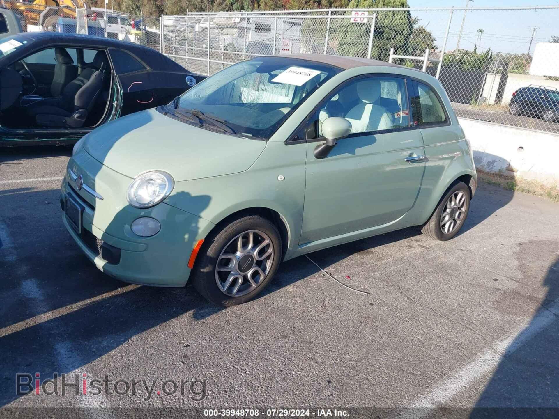 2015 FIAT 500C - VIN: 3C3CFFDR3FT663232 - Фото 2