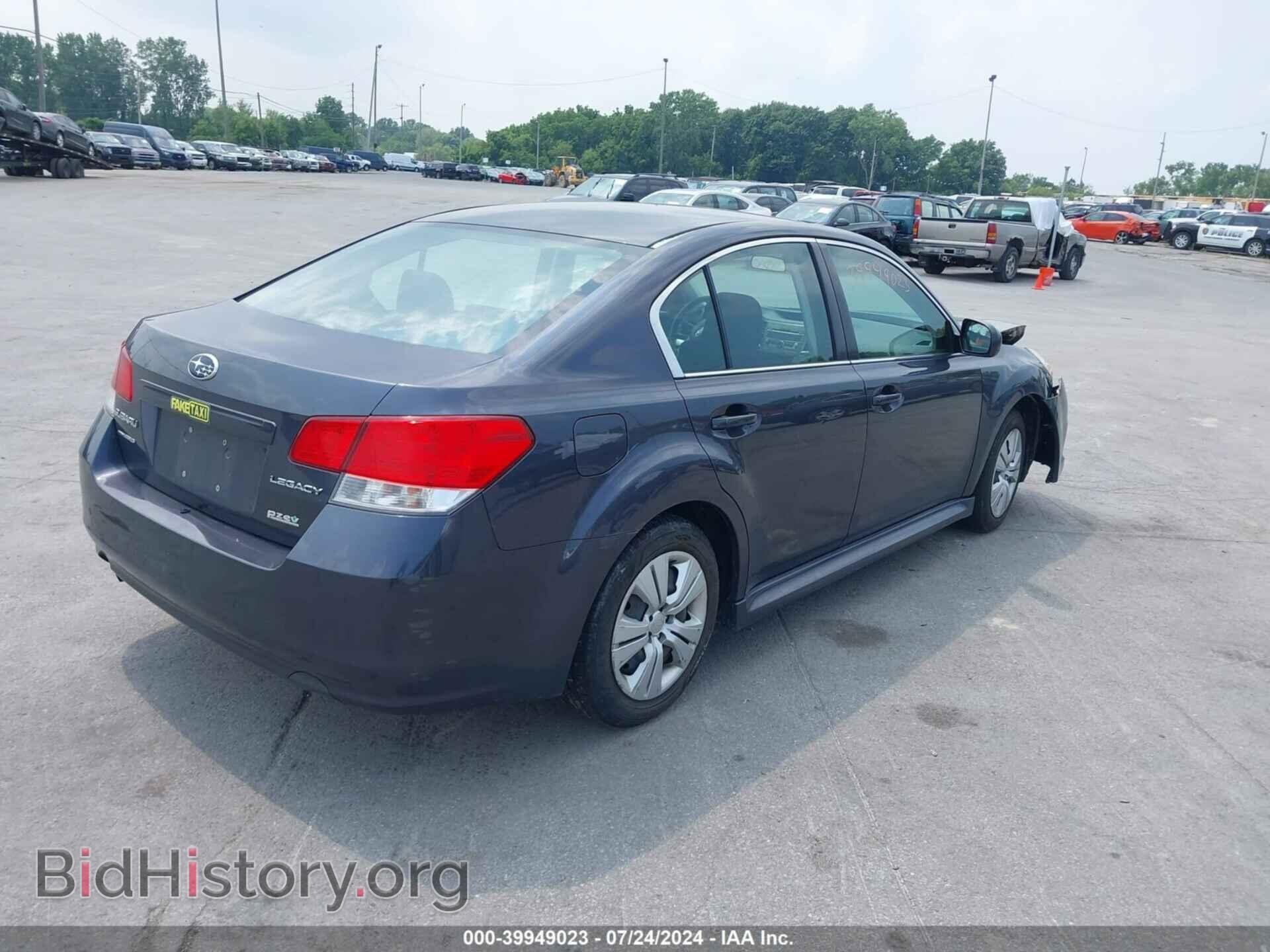 2010 SUBARU LEGACY - VIN: 4S3BMBA68A3213161 - Фото 4