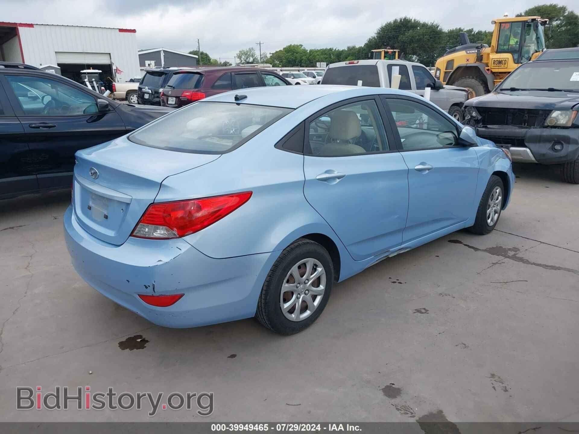 2014 HYUNDAI ACCENT - VIN: KMHCT4AE4EU613594 - Фото 4