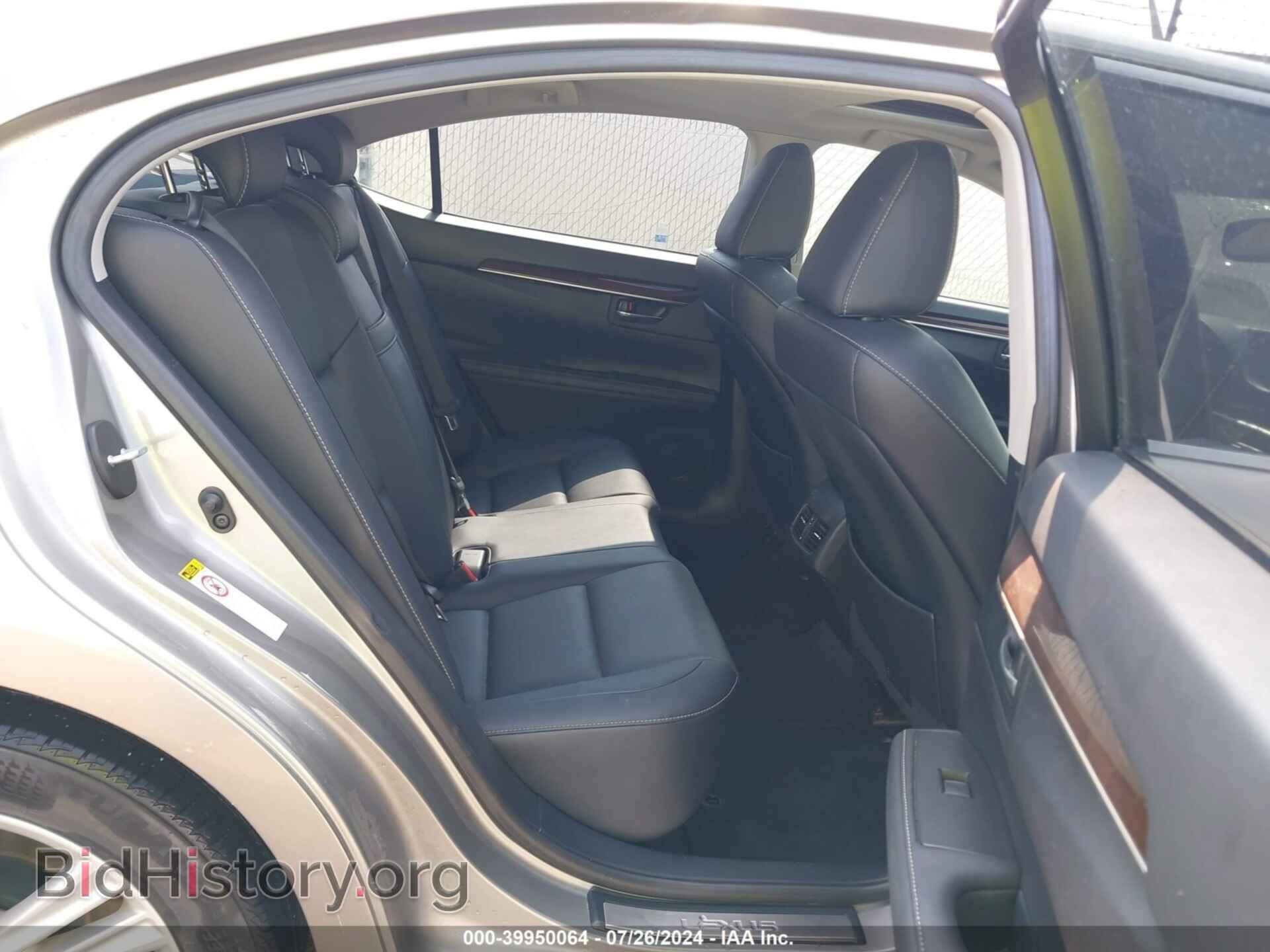 2015 LEXUS ES 350 - VIN: JTHBK1GGXF2187559 - Фото 8