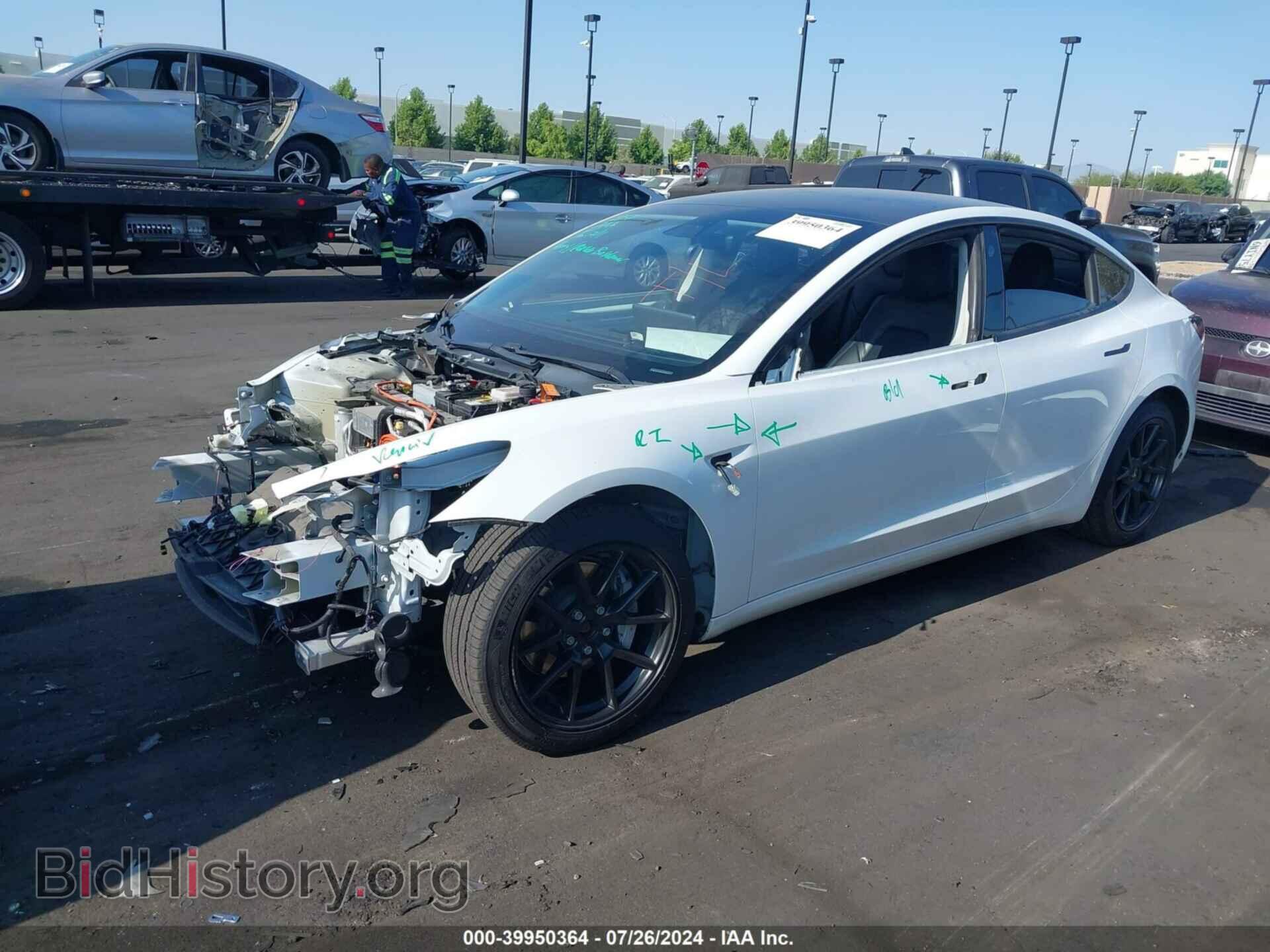 2021 TESLA MODEL 3 - VIN: 5YJ3E1EBXMF858260 - Фото 2