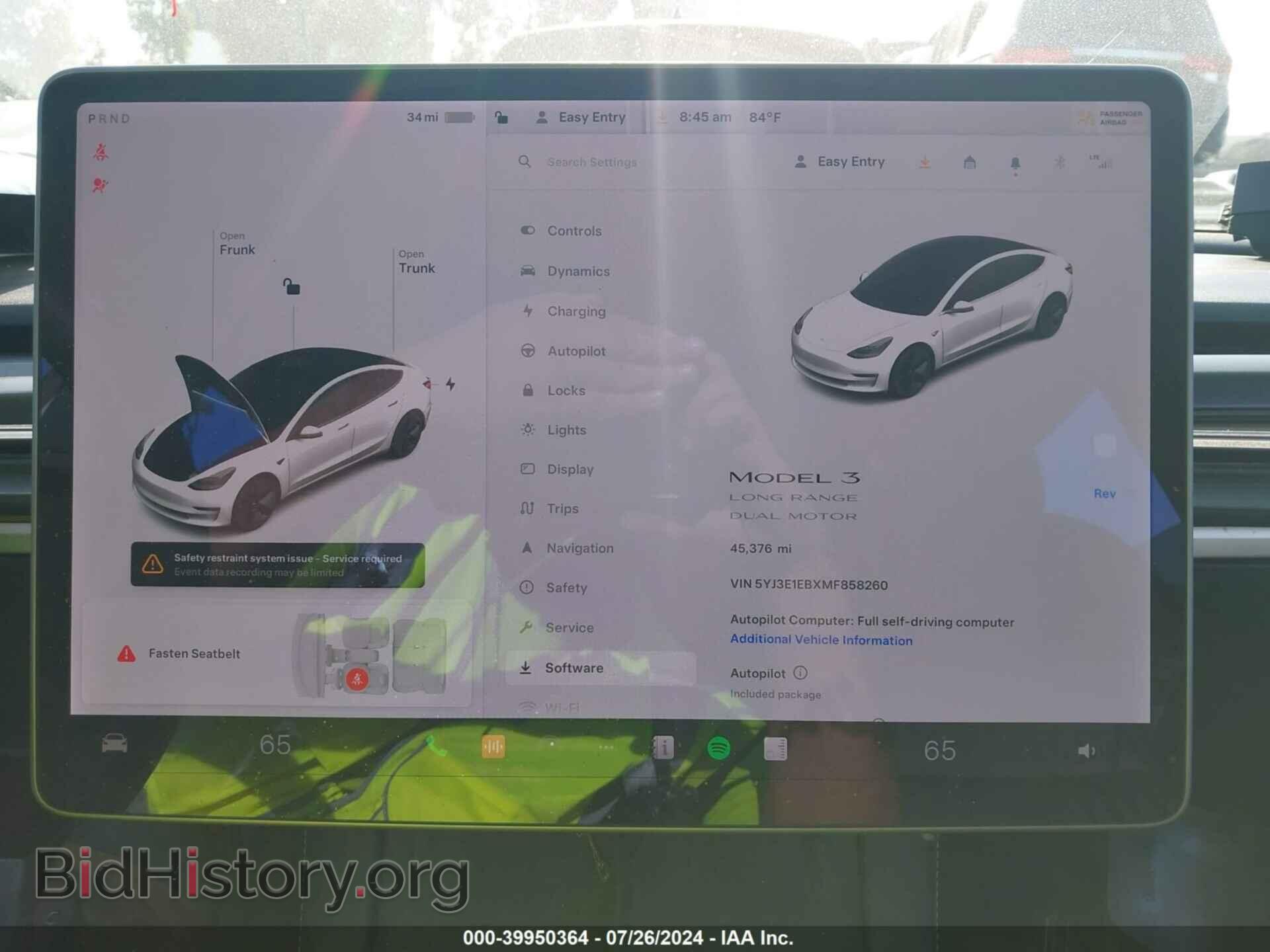 2021 TESLA MODEL 3 - VIN: 5YJ3E1EBXMF858260 - Фото 16