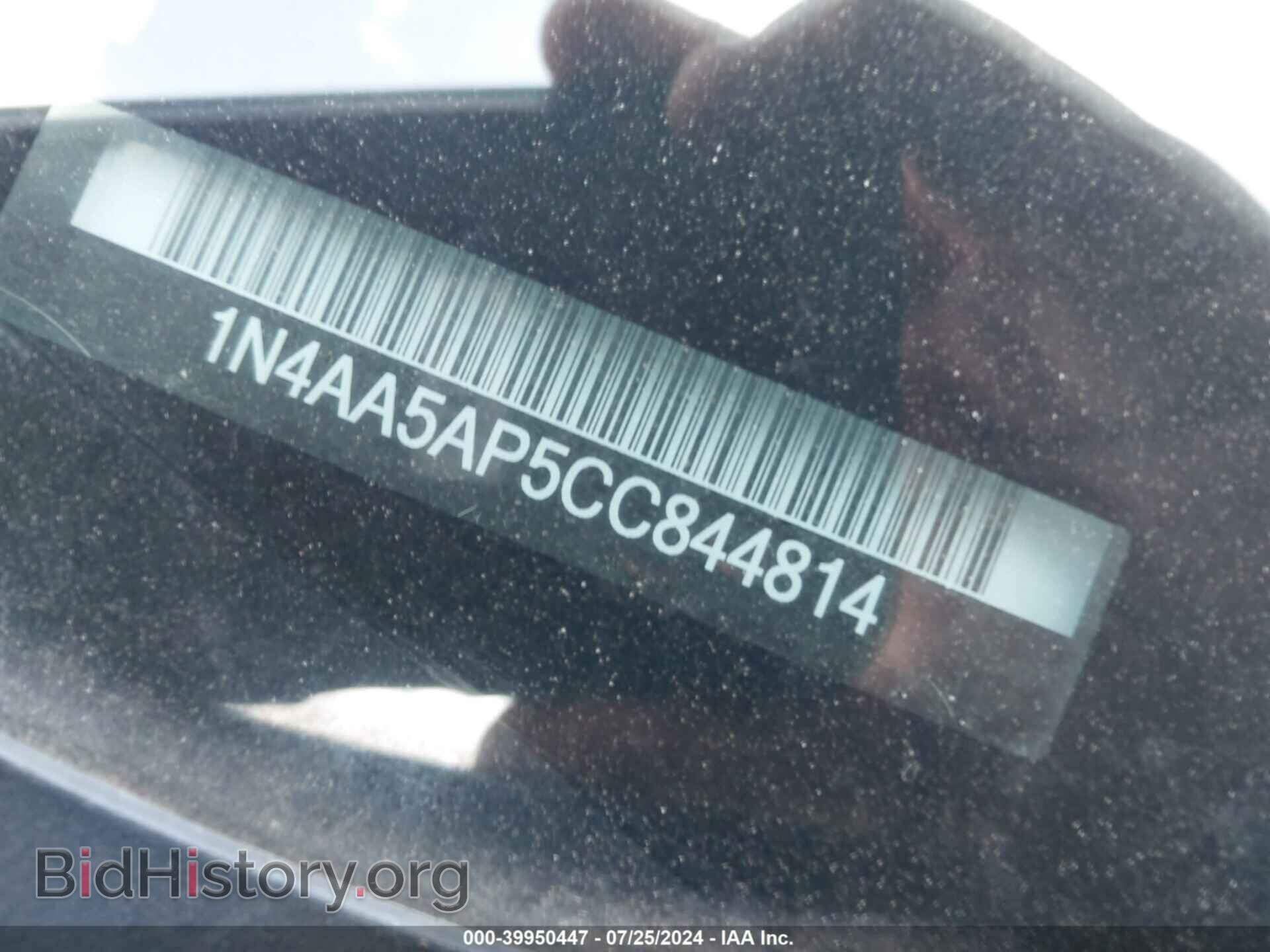 2012 NISSAN MAXIMA - VIN: 1N4AA5AP5CC844814 - Фото 9
