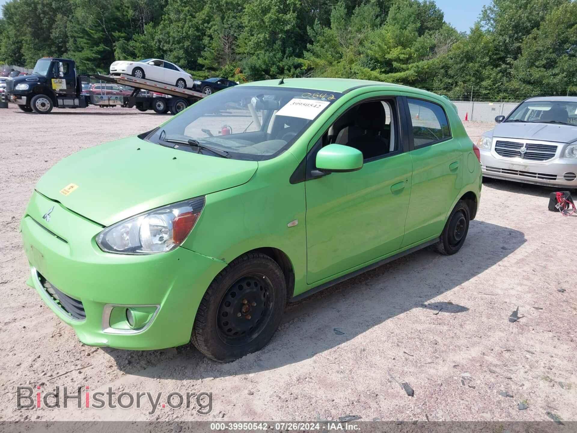 2014 MITSUBISHI MIRAGE - VIN: ML32A4HJ0EH013658 - Фото 2
