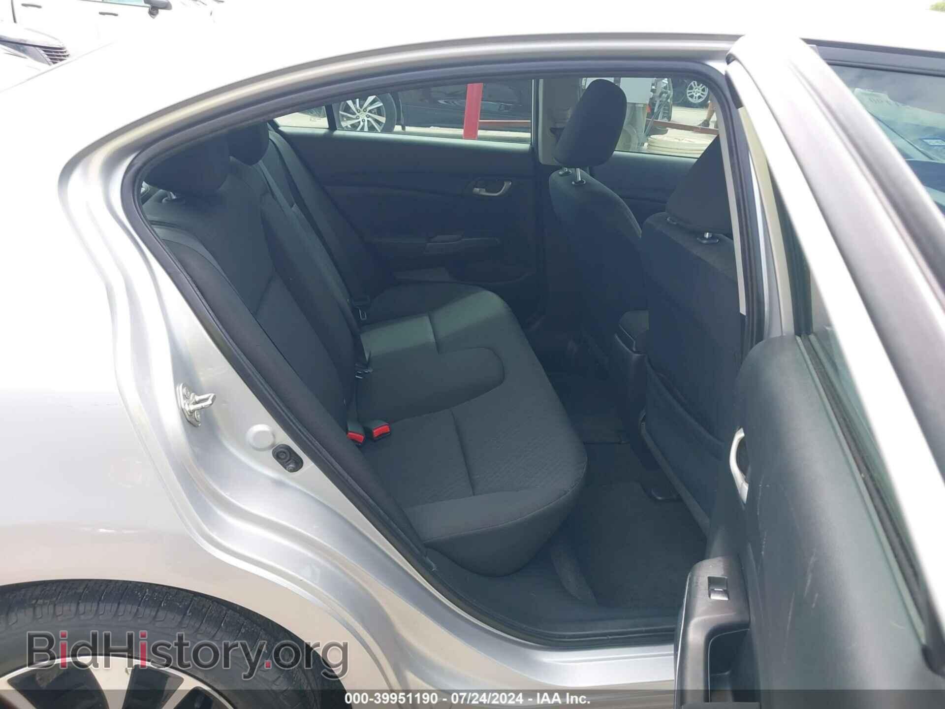2015 HONDA CIVIC - VIN: 19XFB2F74FE114751 - Фото 8