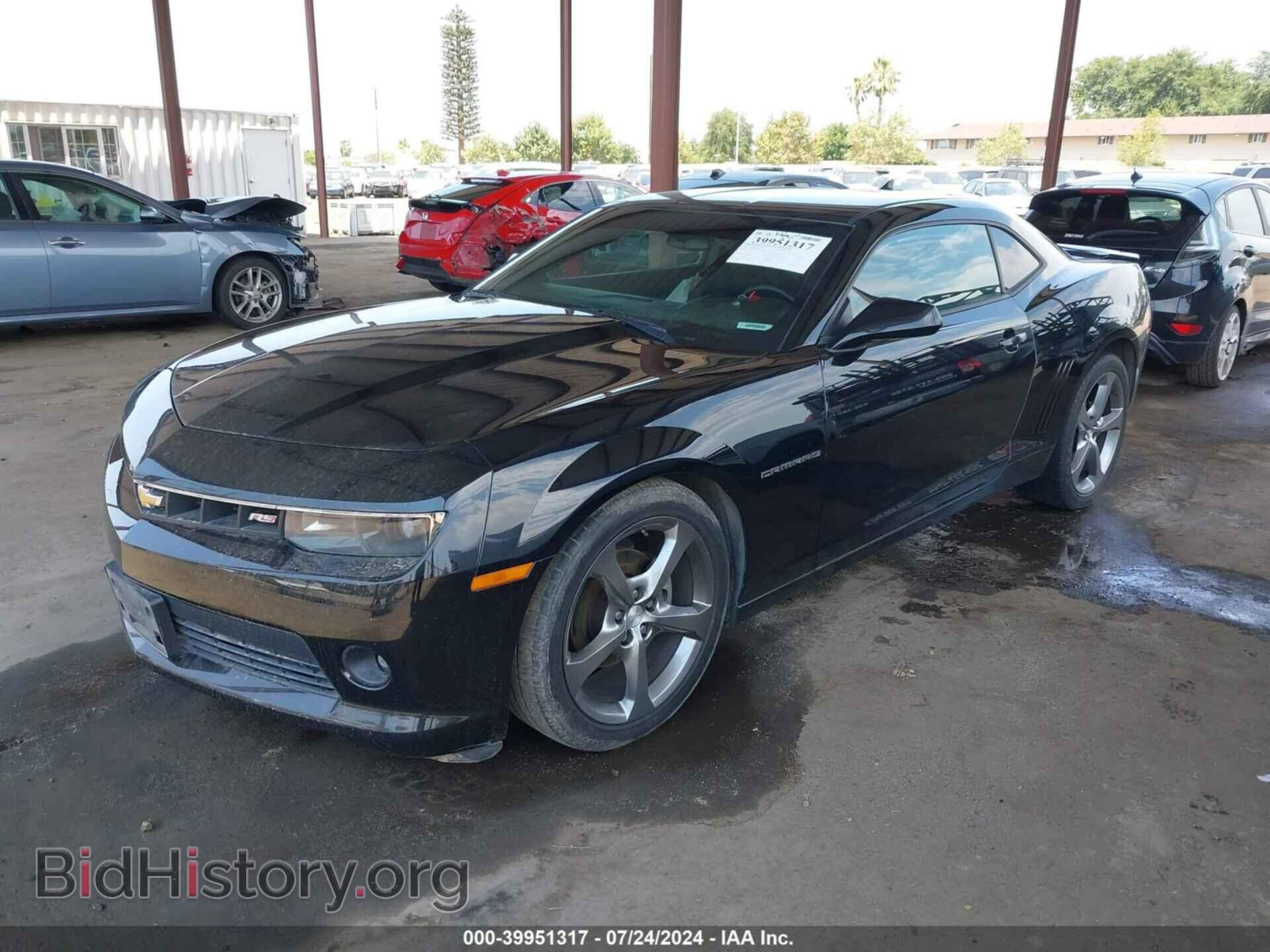 2014 CHEVROLET CAMARO - VIN: 2G1FB1E36E9137897 - Фото 2