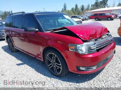 2014 Ford FLEX SEL, red — VIN 2FMGK5C84EBD24139, IAAI