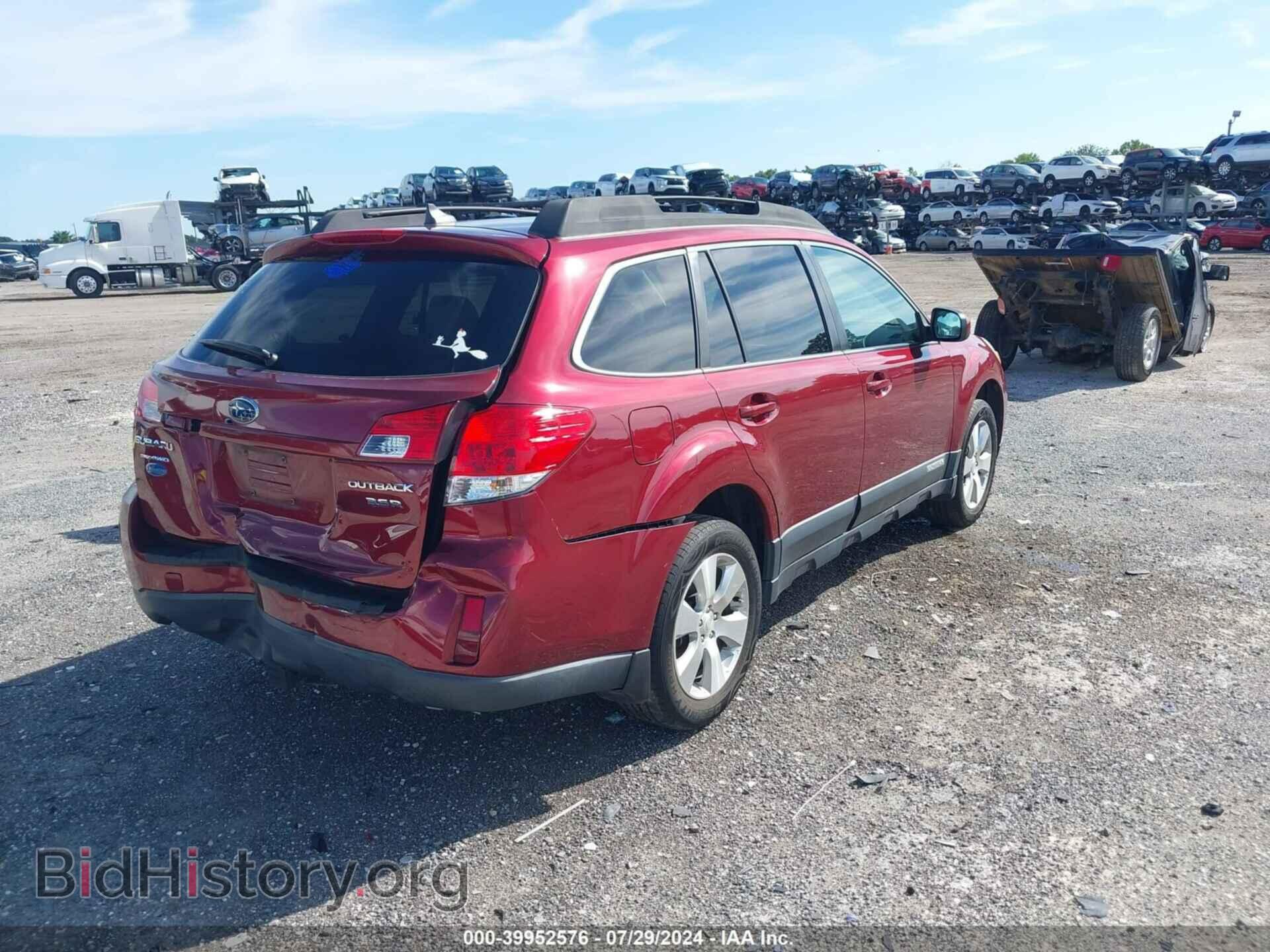 2011 SUBARU OUTBACK - VIN: 4S4BRDKC7B2381216 - Фото 4