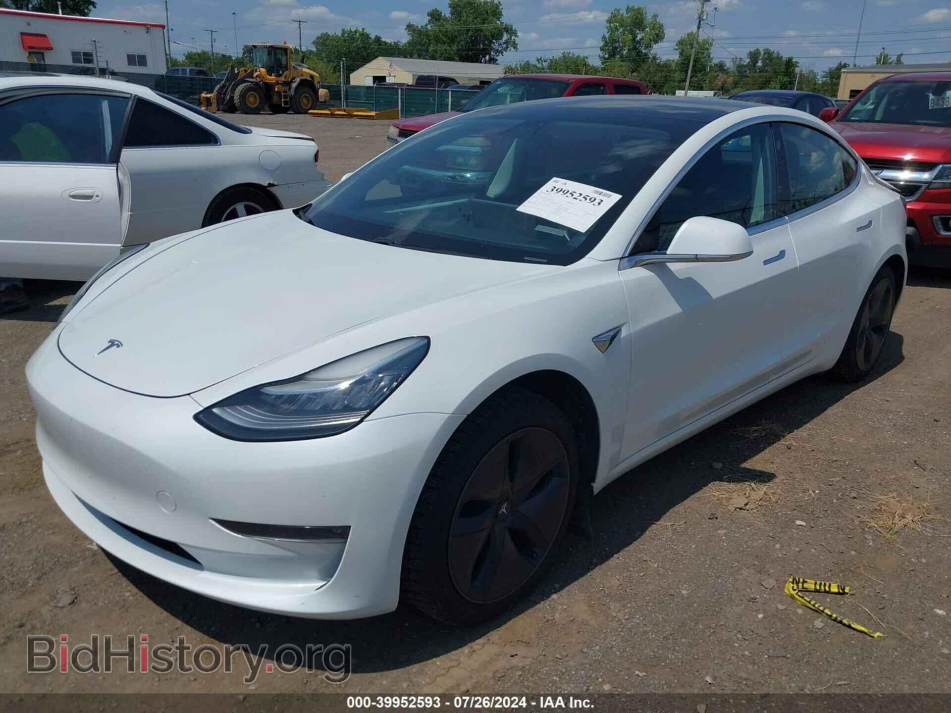 2019 TESLA MODEL 3 - VIN: 5YJ3E1EB7KF433348 - Фото 2