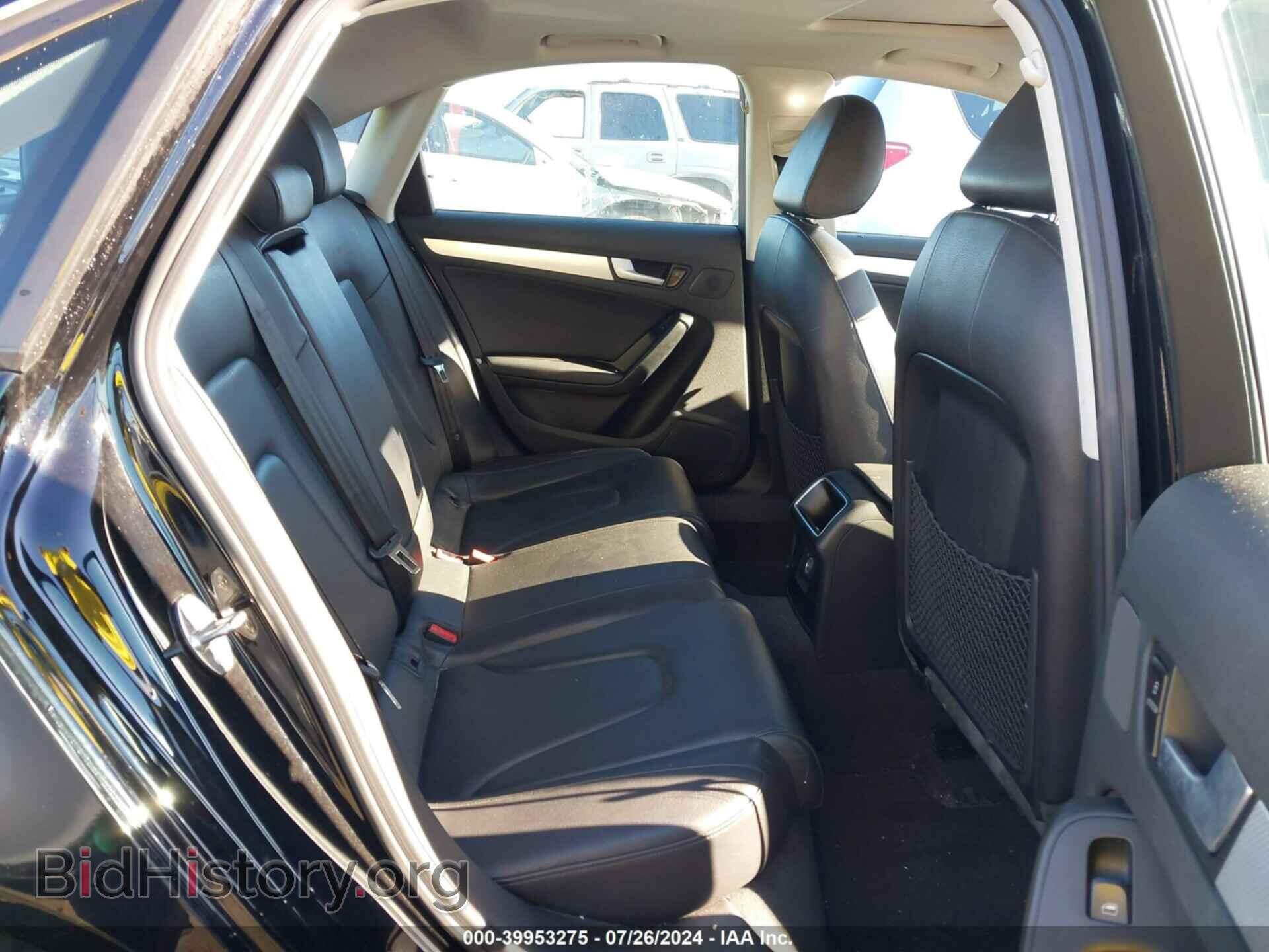 2012 AUDI A4 - VIN: WAUAFAFL3CA118856 - Фото 8