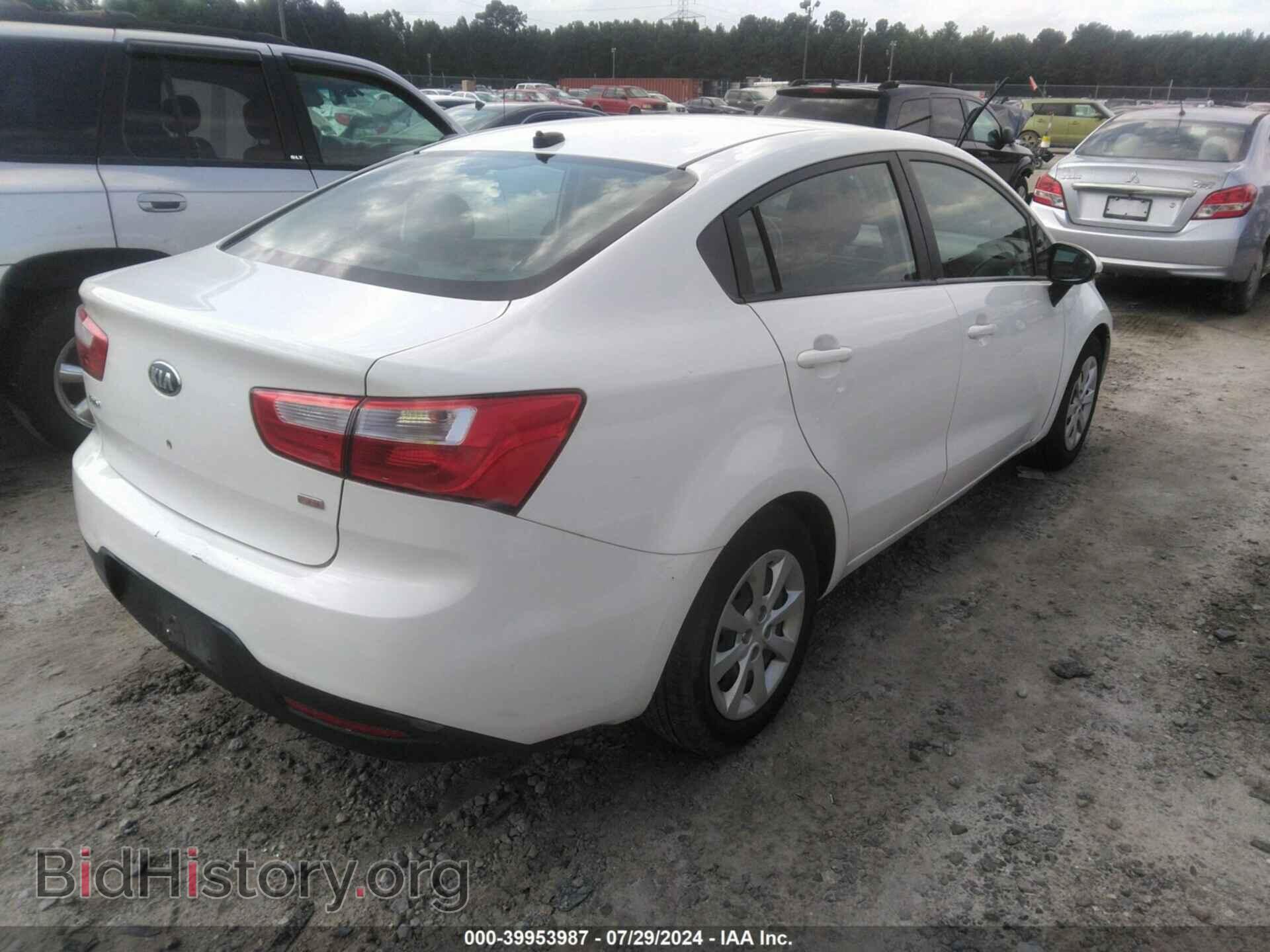 2013 KIA RIO - VIN: KNADM4A36D6148725 - Фото 4