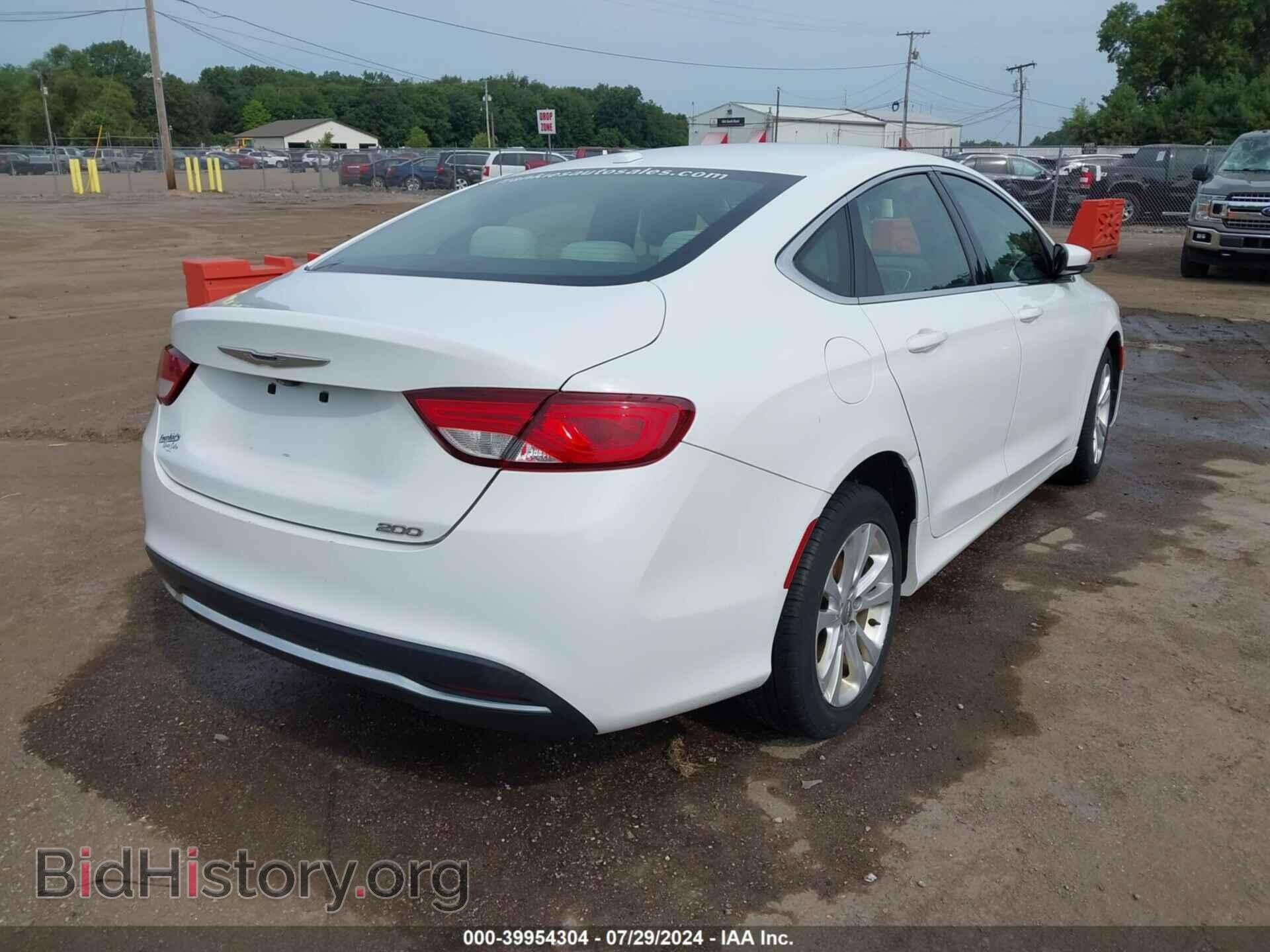 2015 CHRYSLER 200 - VIN: 1C3CCCAB4FN674495 - Фото 4