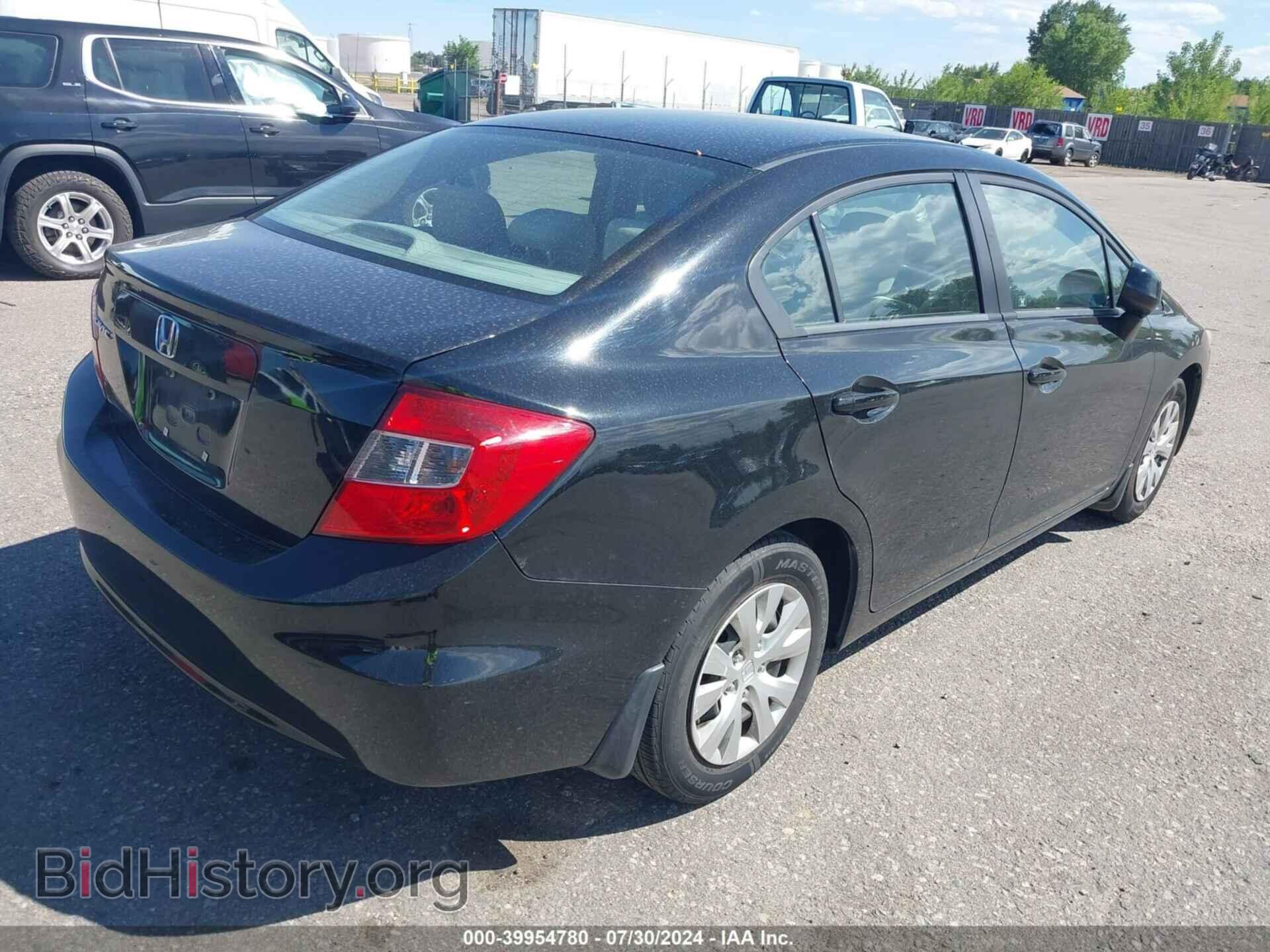 2012 HONDA CIVIC - VIN: 19XFB2F58CE367257 - Фото 4