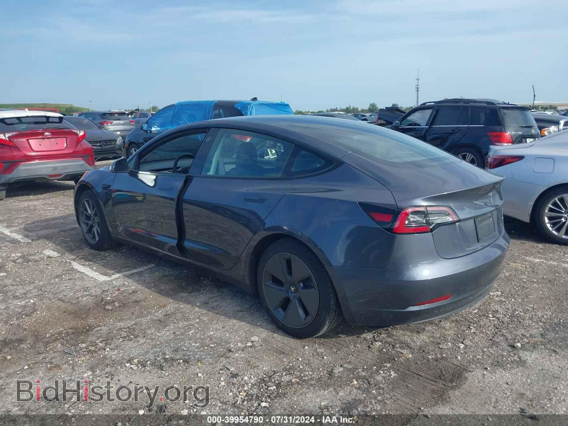 2022 TESLA MODEL 3 - VIN: 5YJ3E1EA7NF316803 - Фото 3