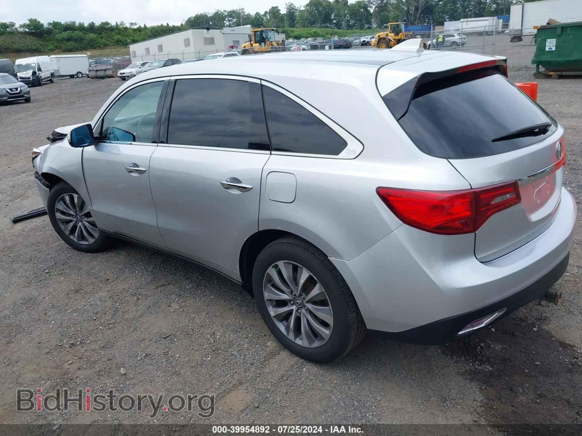 2015 ACURA MDX - VIN: 5FRYD4H41FB012530 - Photo 3