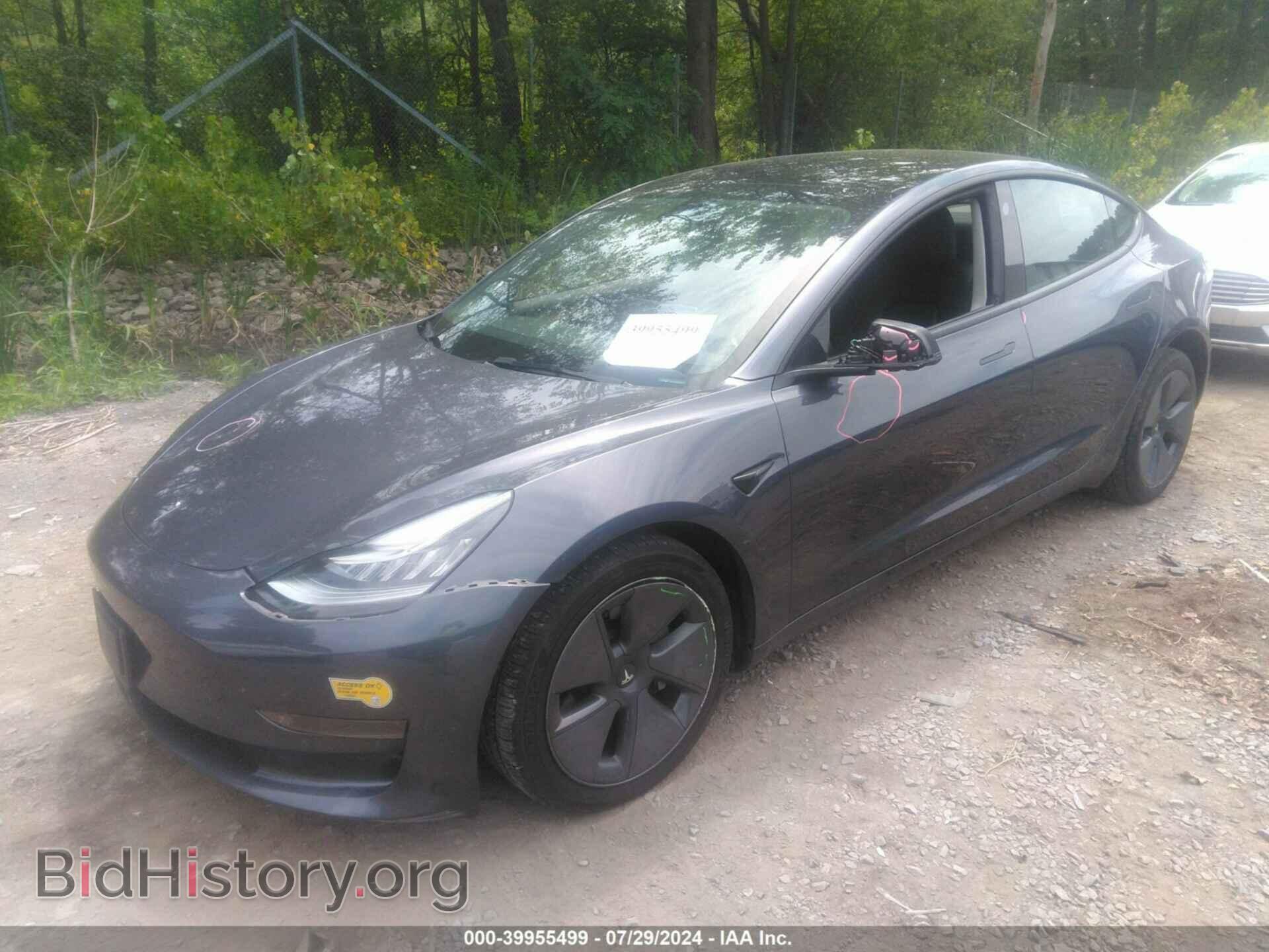 2022 TESLA MODEL 3 - VIN: 5YJ3E1EA0NF295471 - Фото 2