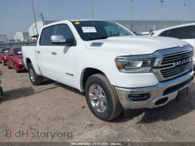 2022 RAM 1500 Laramie 4X4 5'7 Box, white — VIN 1C6SRFJT5NN248384, IAAI