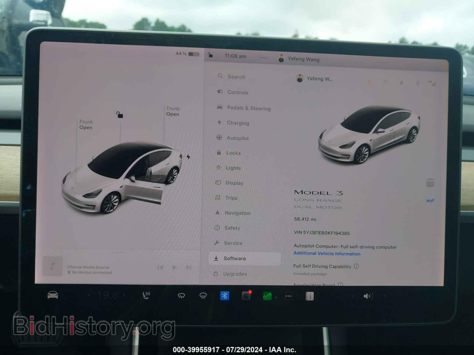 2019 TESLA MODEL 3 - VIN: 5YJ3E1EB0KF194385 - Фото 18