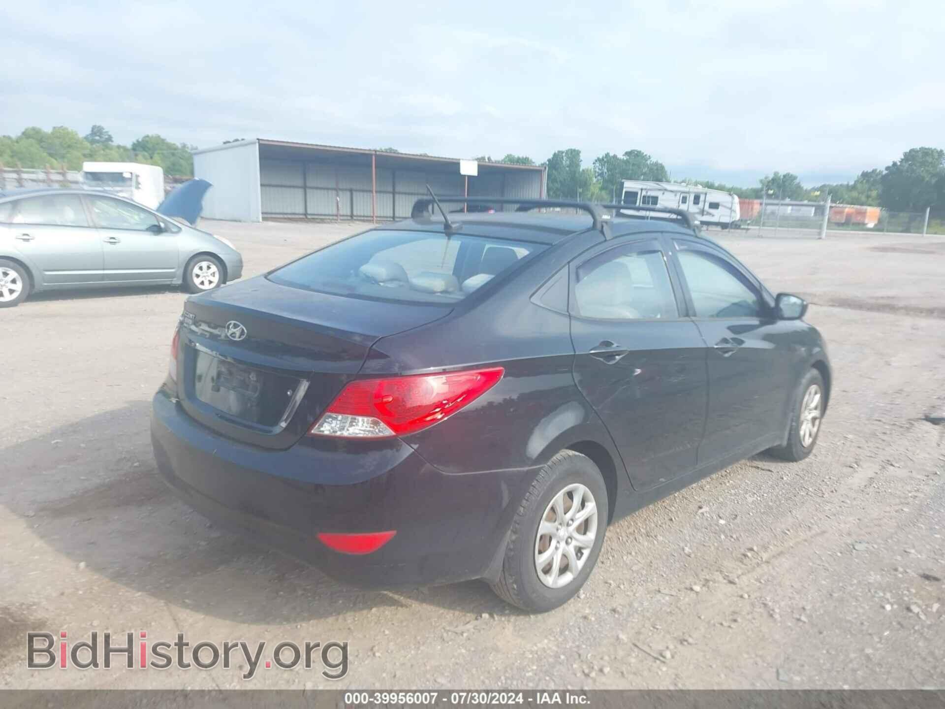 2012 HYUNDAI ACCENT - VIN: KMHCT4AE7CU120926 - Фото 4
