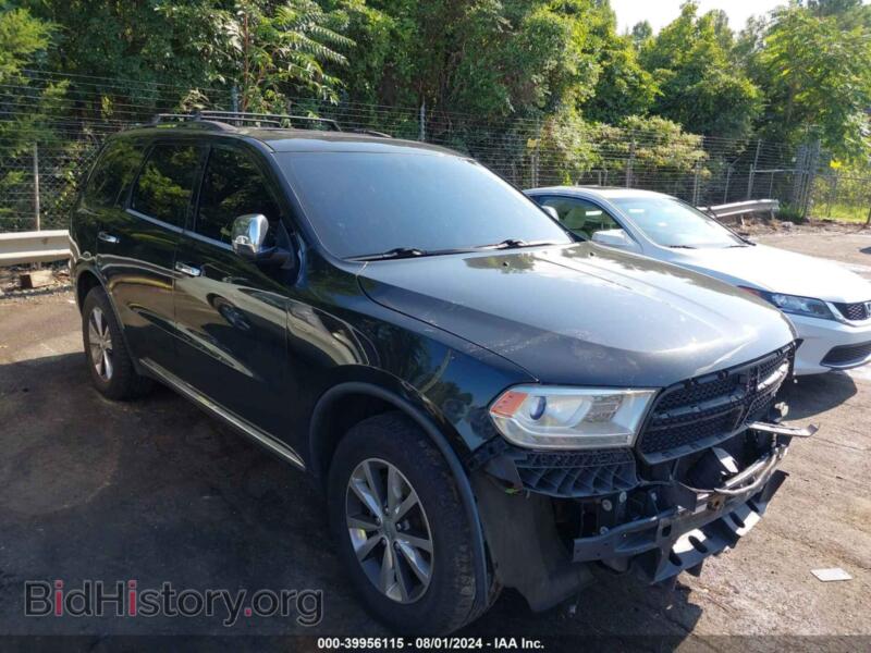 2016 Dodge DURANGO Limited (VIN 1C4RDJDGXGC433200) — photo 1 of 16, IAAI, damage: front end