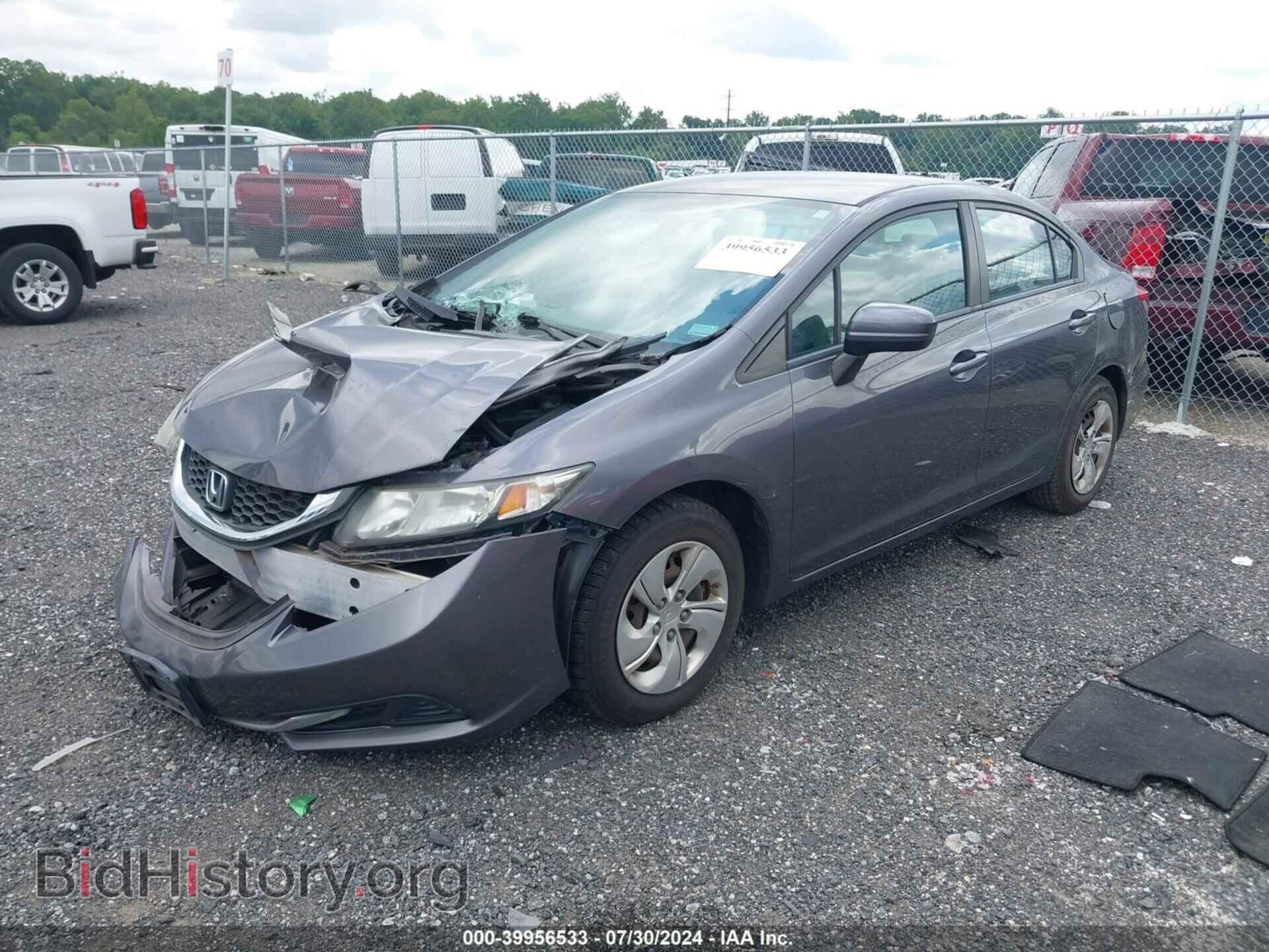 2014 HONDA CIVIC - VIN: 19XFB2F55EE210921 - Фото 2