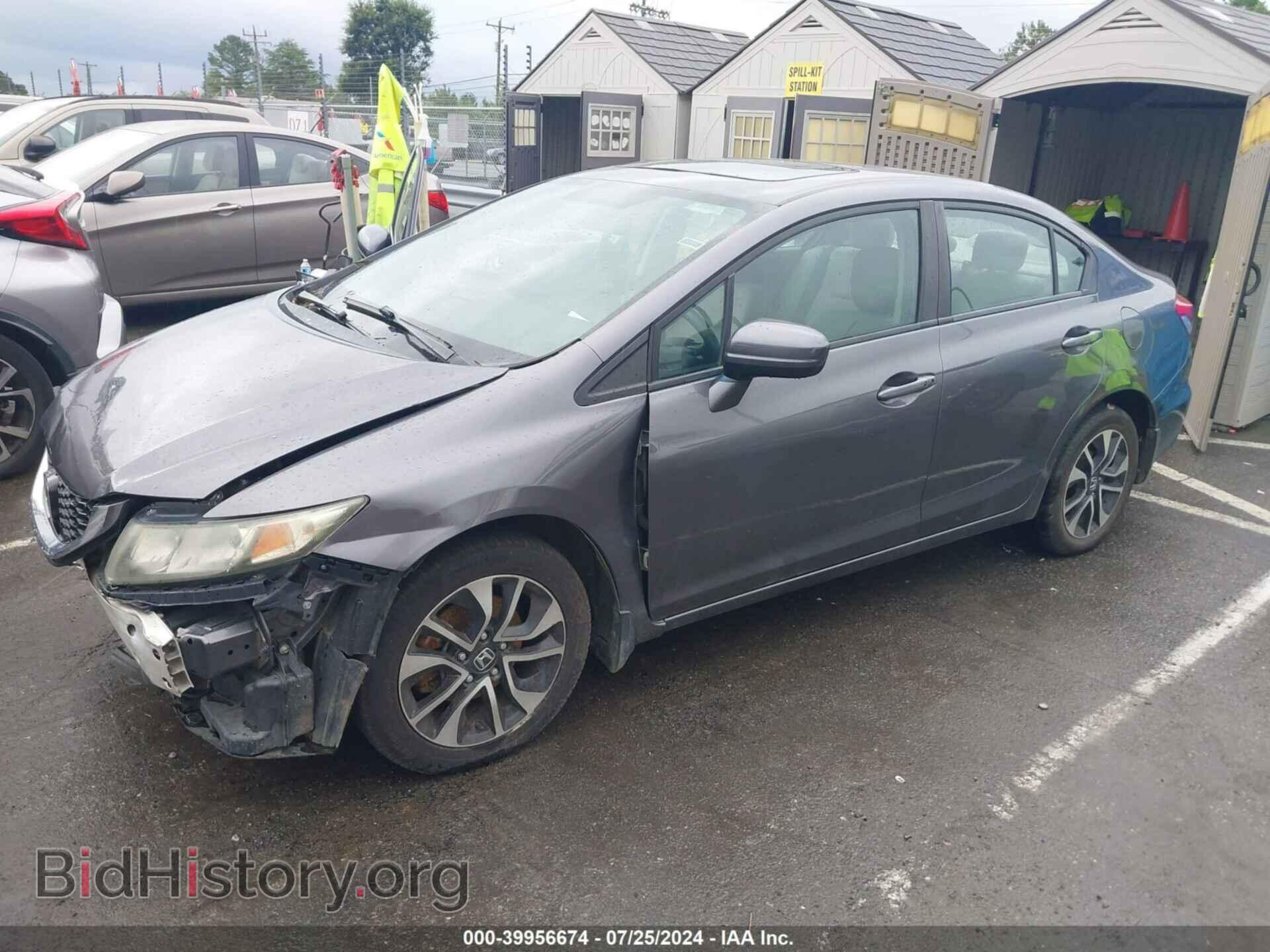 2015 HONDA CIVIC - VIN: 19XFB2F83FE004573 - Фото 2