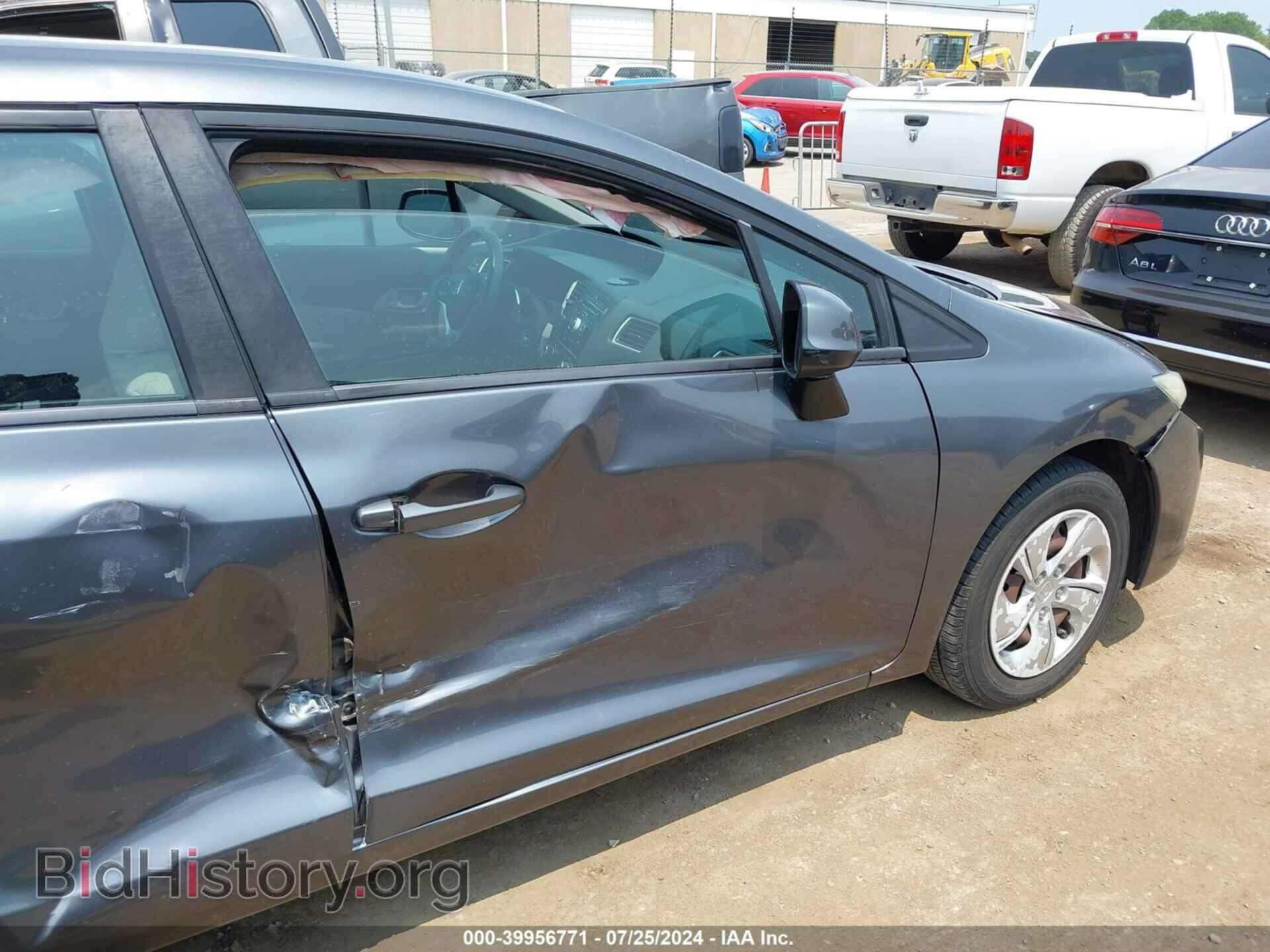 2013 HONDA CIVIC - VIN: 19XFB2F59DE026242 - Фото 6