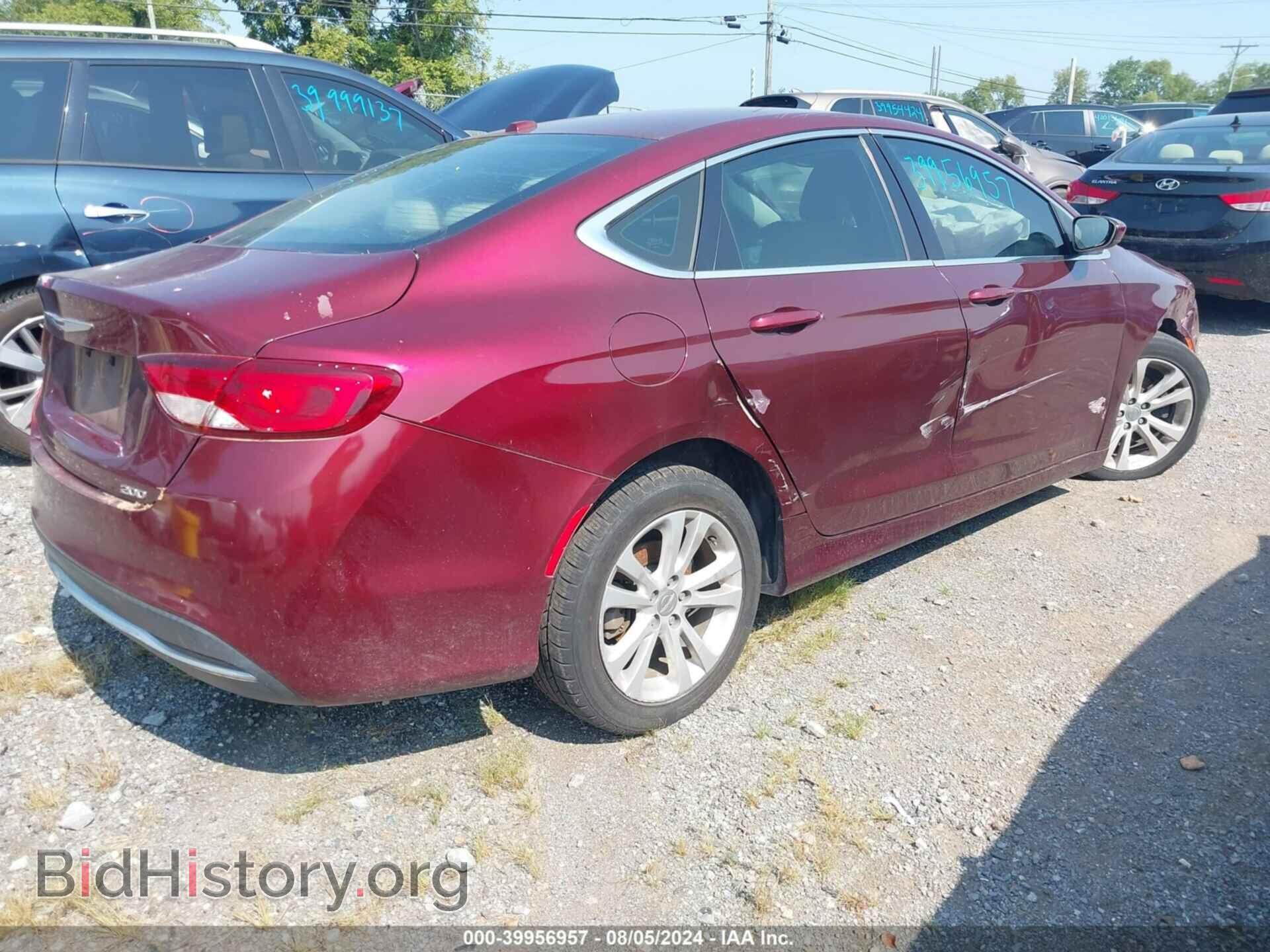 2015 CHRYSLER 200 - VIN: 1C3CCCAB3FN614207 - Фото 4