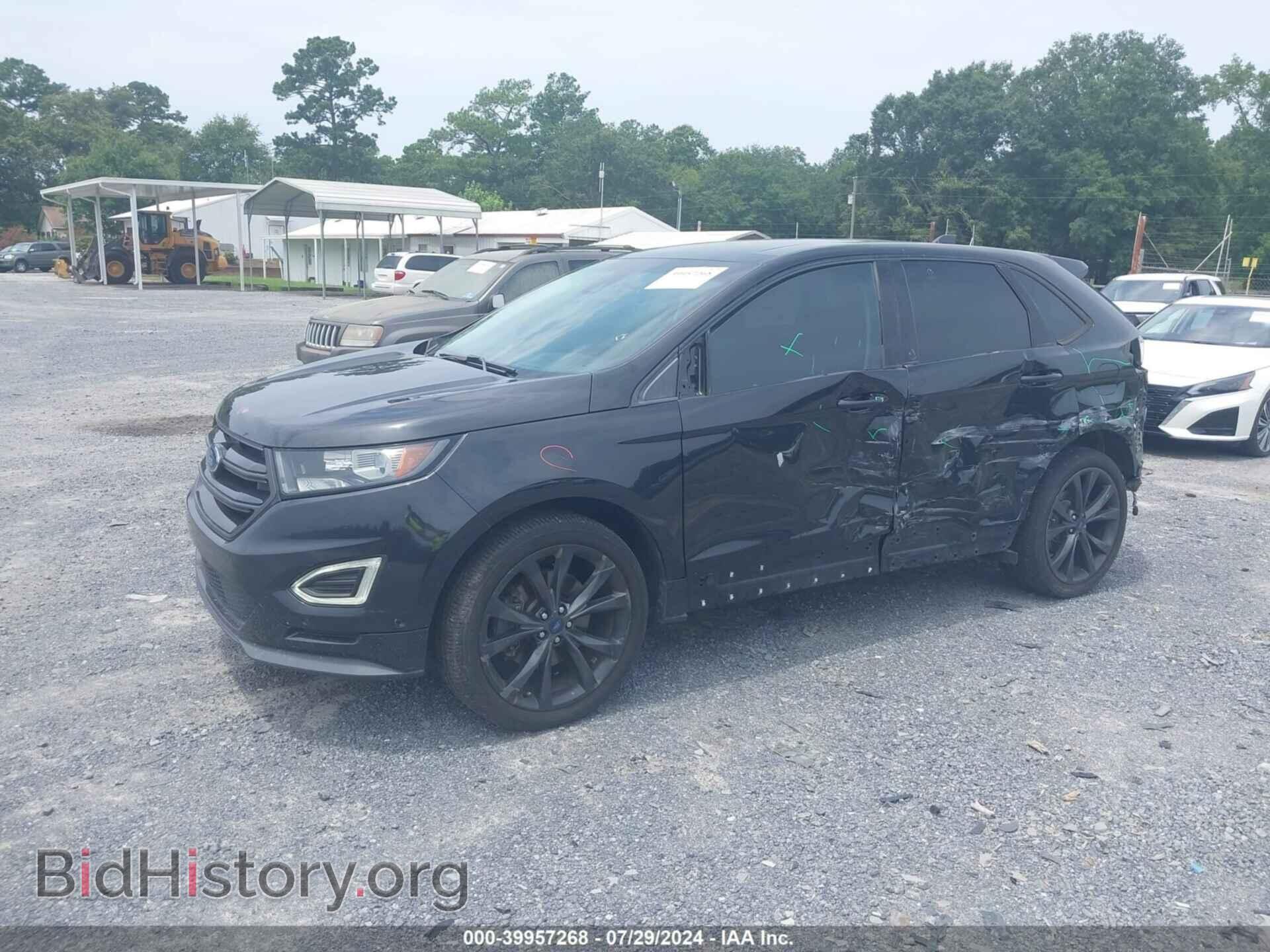 2015 FORD EDGE - VIN: 2FMTK4AP2FBB95807 - Фото 2