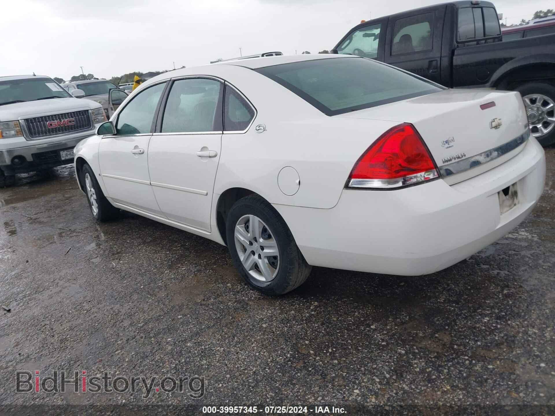 2007 CHEVROLET IMPALA - VIN: 2G1WB58K079398262 - Фото 3