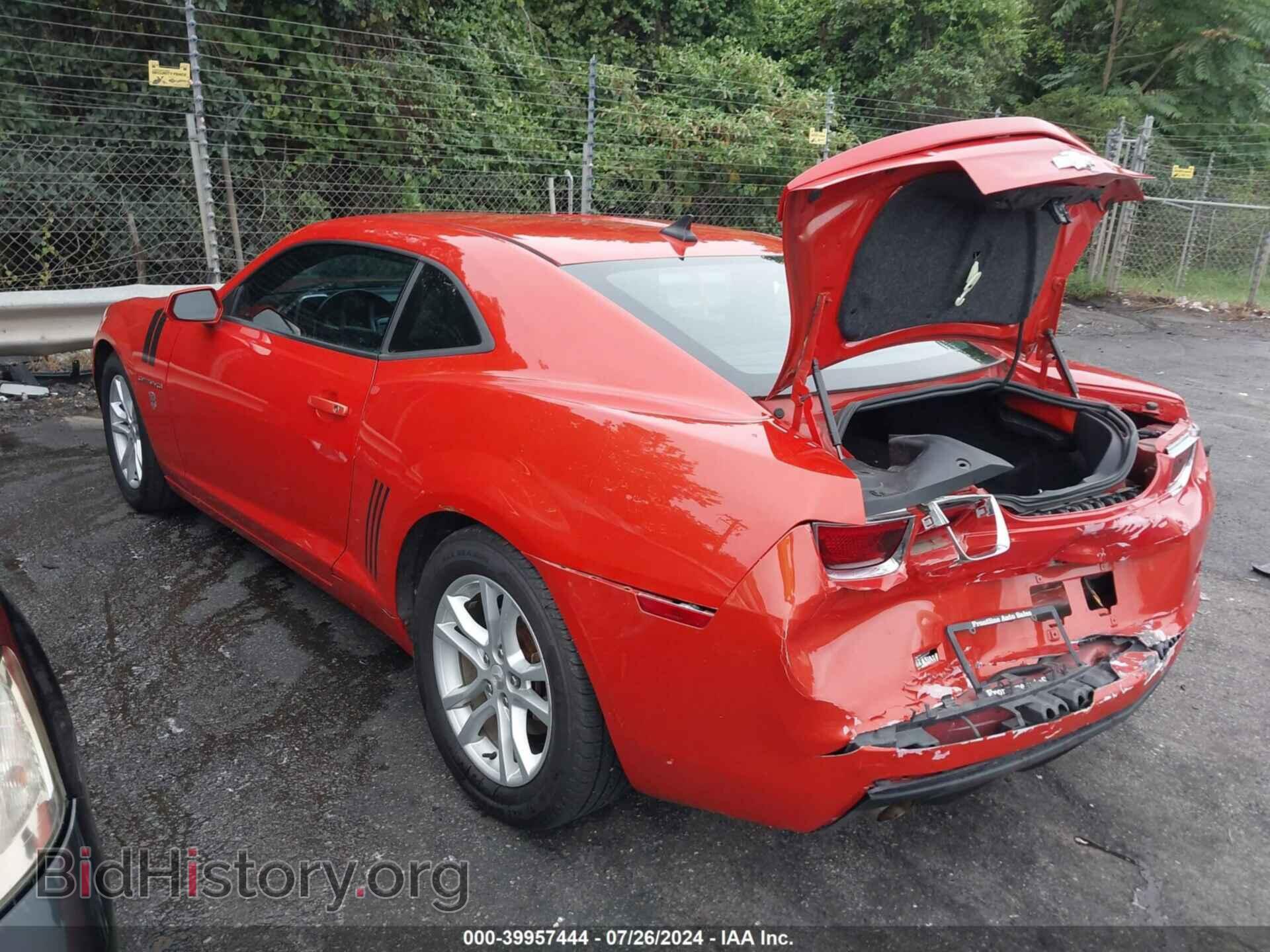2013 CHEVROLET CAMARO - VIN: 2G1FB1E36D9125568 - Фото 3
