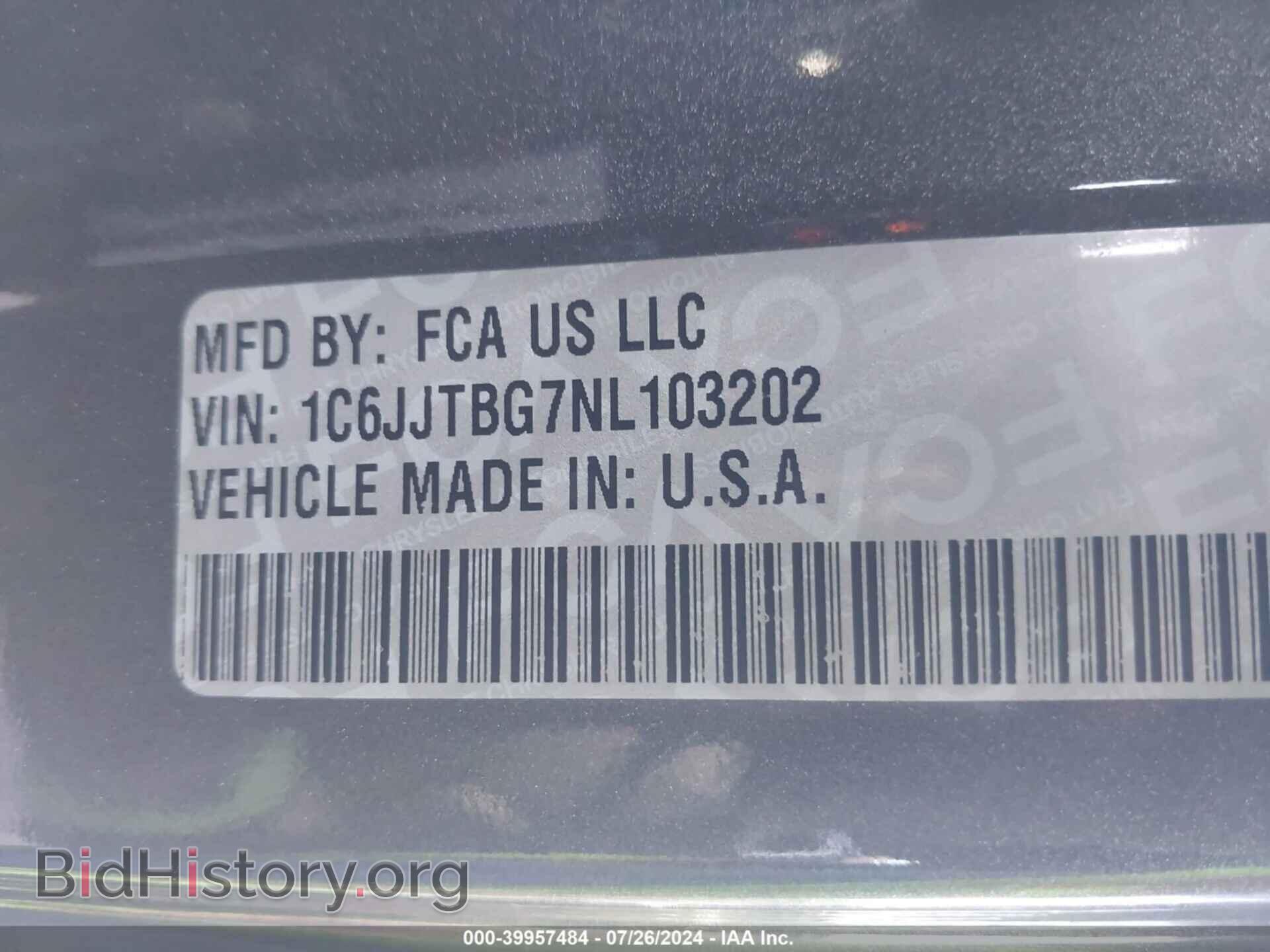 2022 JEEP GLADIATOR - VIN: 1C6JJTBG7NL103202 - Фото 9