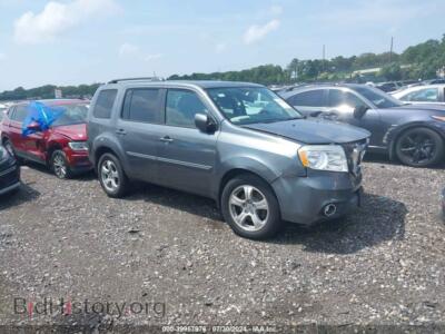 2013 Honda PILOT EX-L, серый — VIN 5FNYF4H79DB072431, IAAI