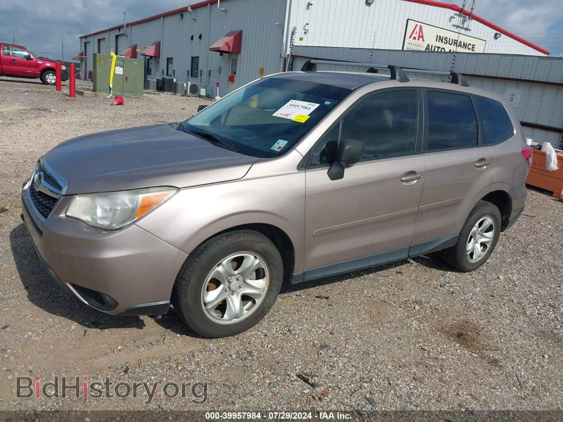 2014 SUBARU FORESTER - VIN: JF2SJAAC5EH456705 - Фото 2