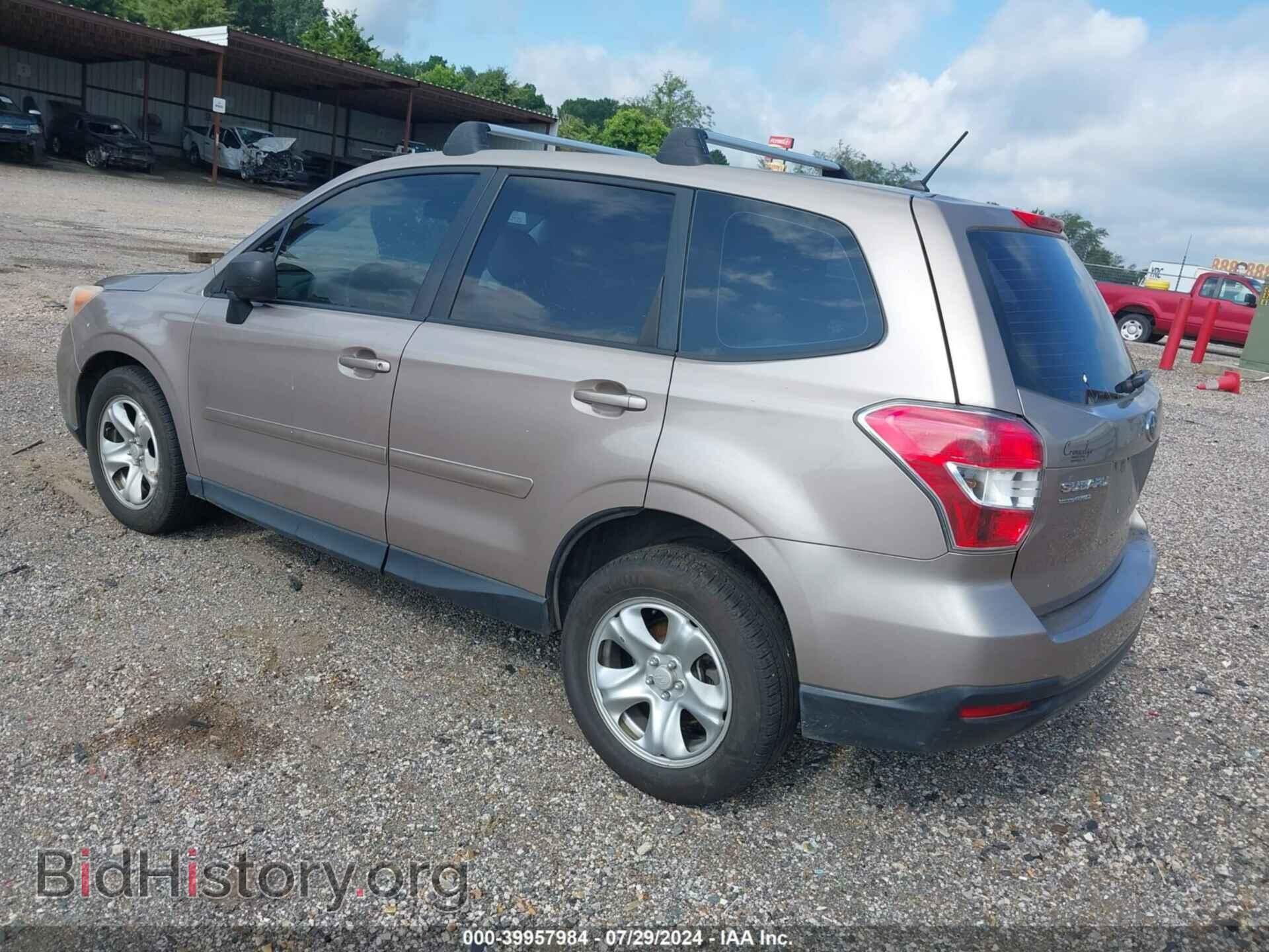 2014 SUBARU FORESTER - VIN: JF2SJAAC5EH456705 - Фото 3