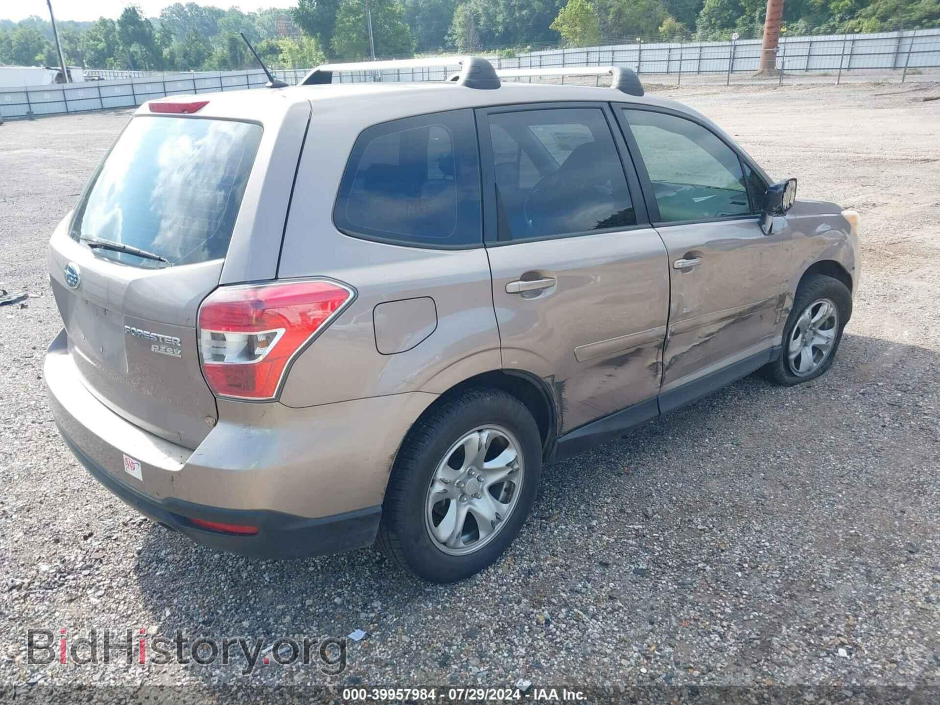 2014 SUBARU FORESTER - VIN: JF2SJAAC5EH456705 - Фото 4