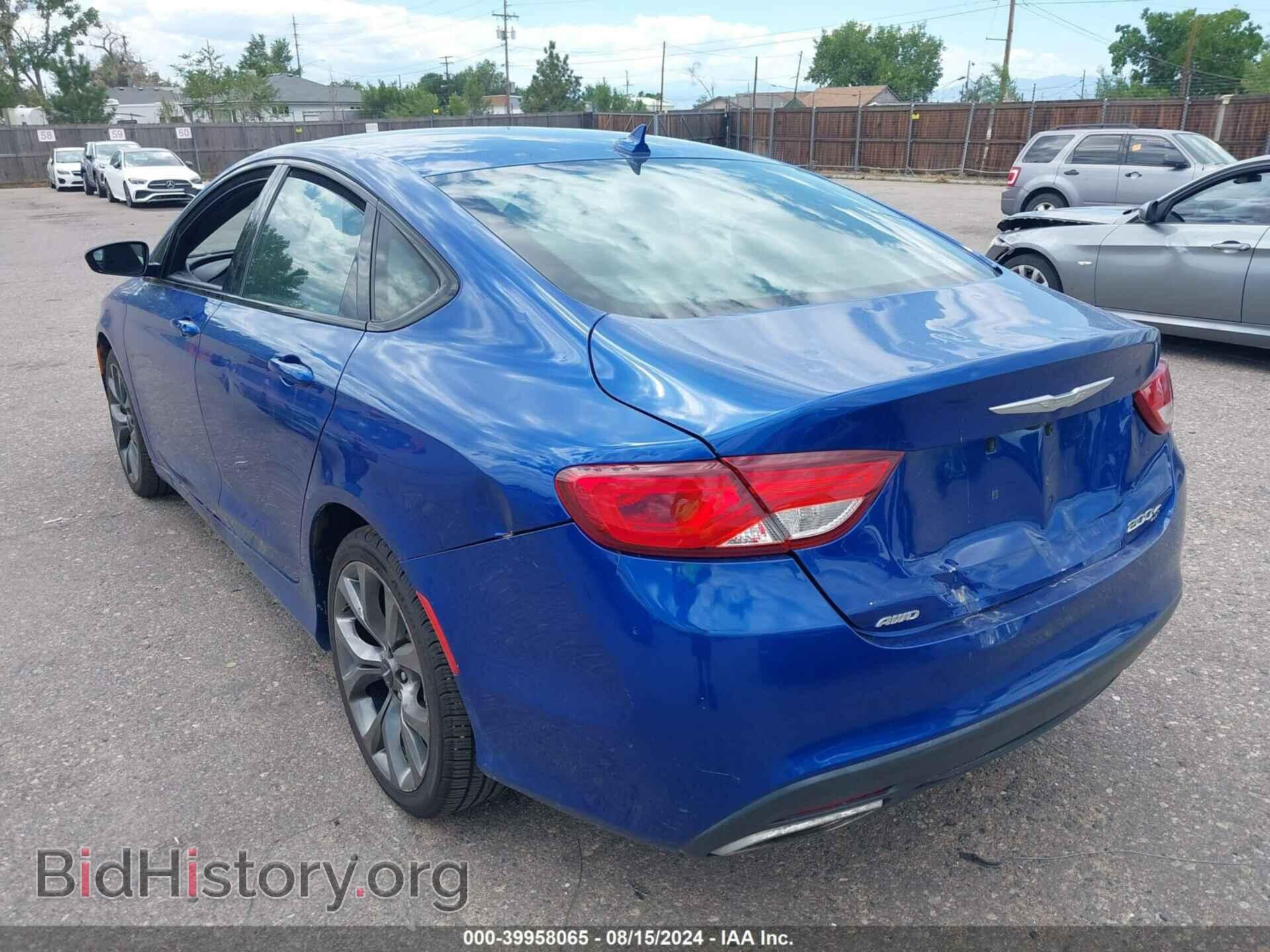 2015 CHRYSLER 200 - VIN: 1C3CCCDG5FN567284 - Фото 3