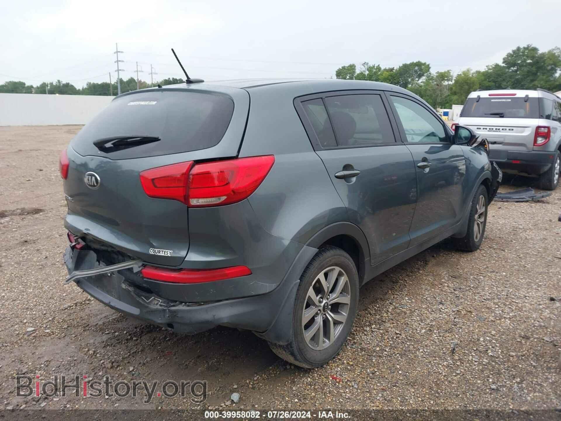 2014 KIA SPORTAGE - VIN: KNDPB3AC9E7598655 - Фото 4