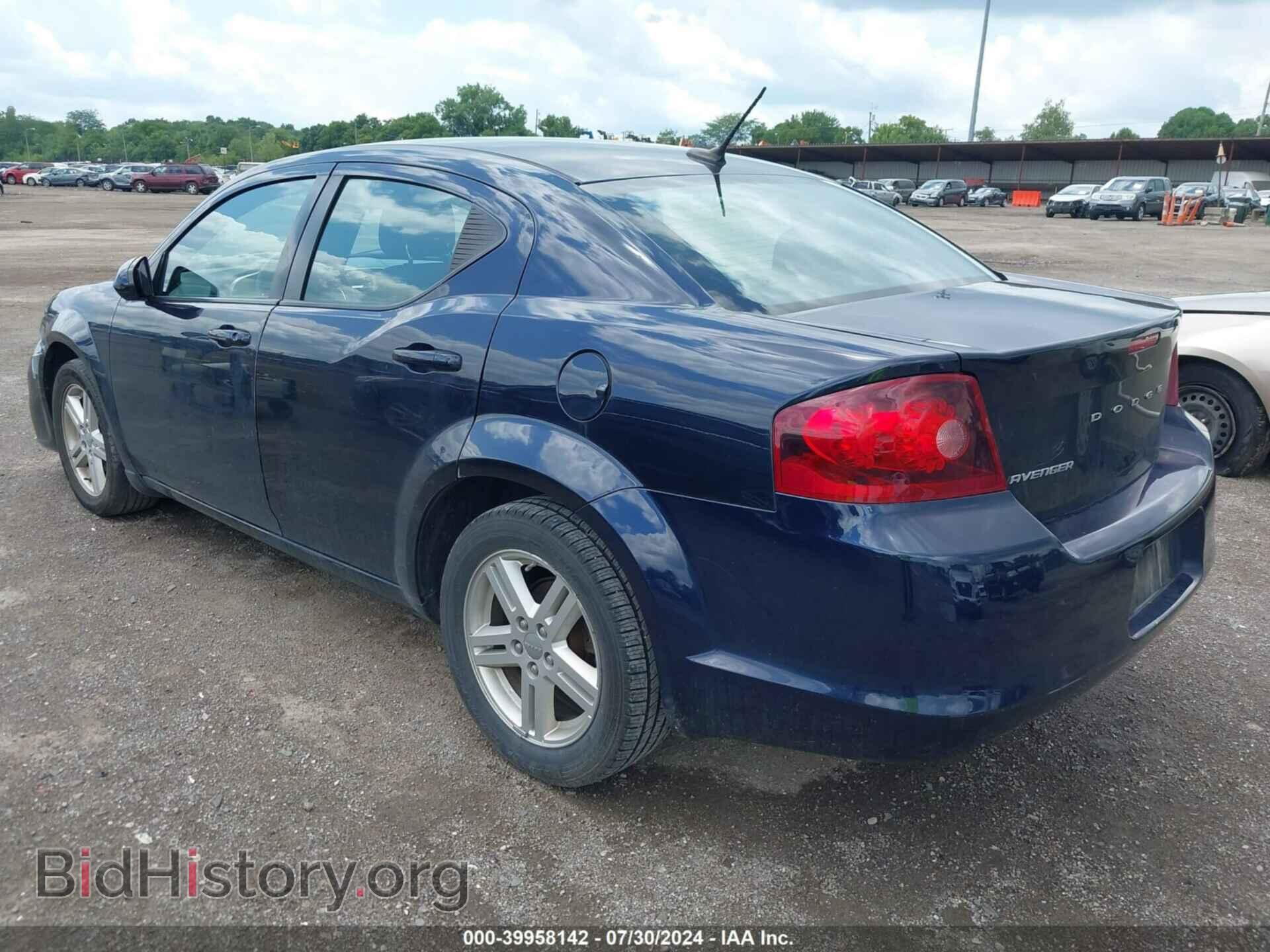 2012 DODGE AVENGER - VIN: 1C3CDZCB9CN142104 - Фото 3