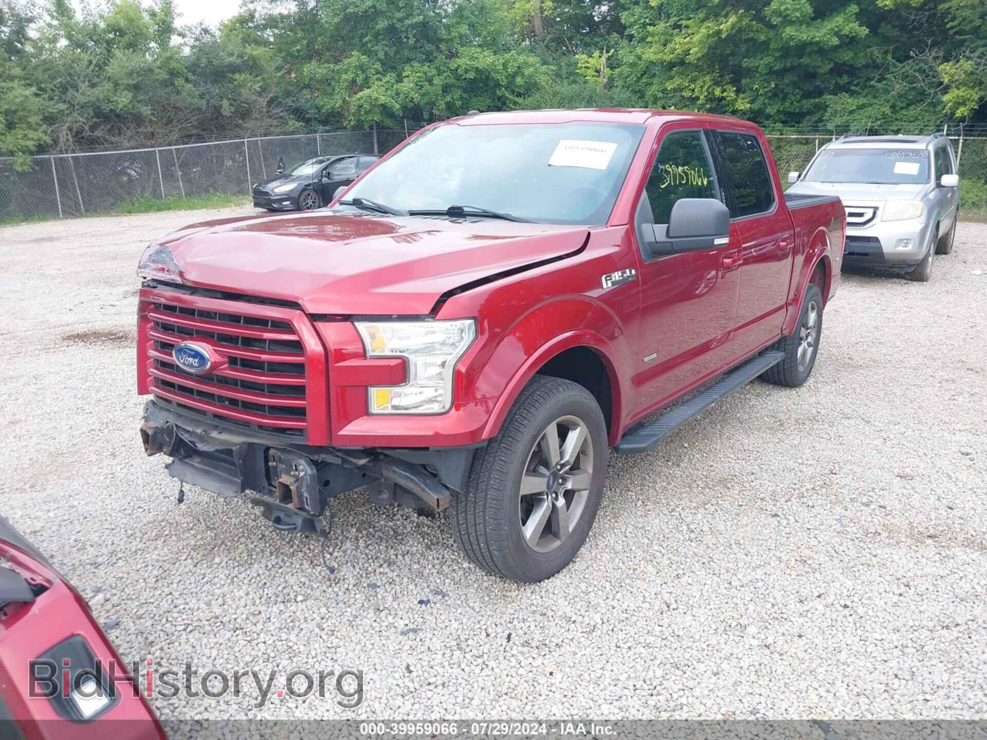 2017 FORD F-150 - VIN: 1FTEW1EG3HFB87873 - Фото 2