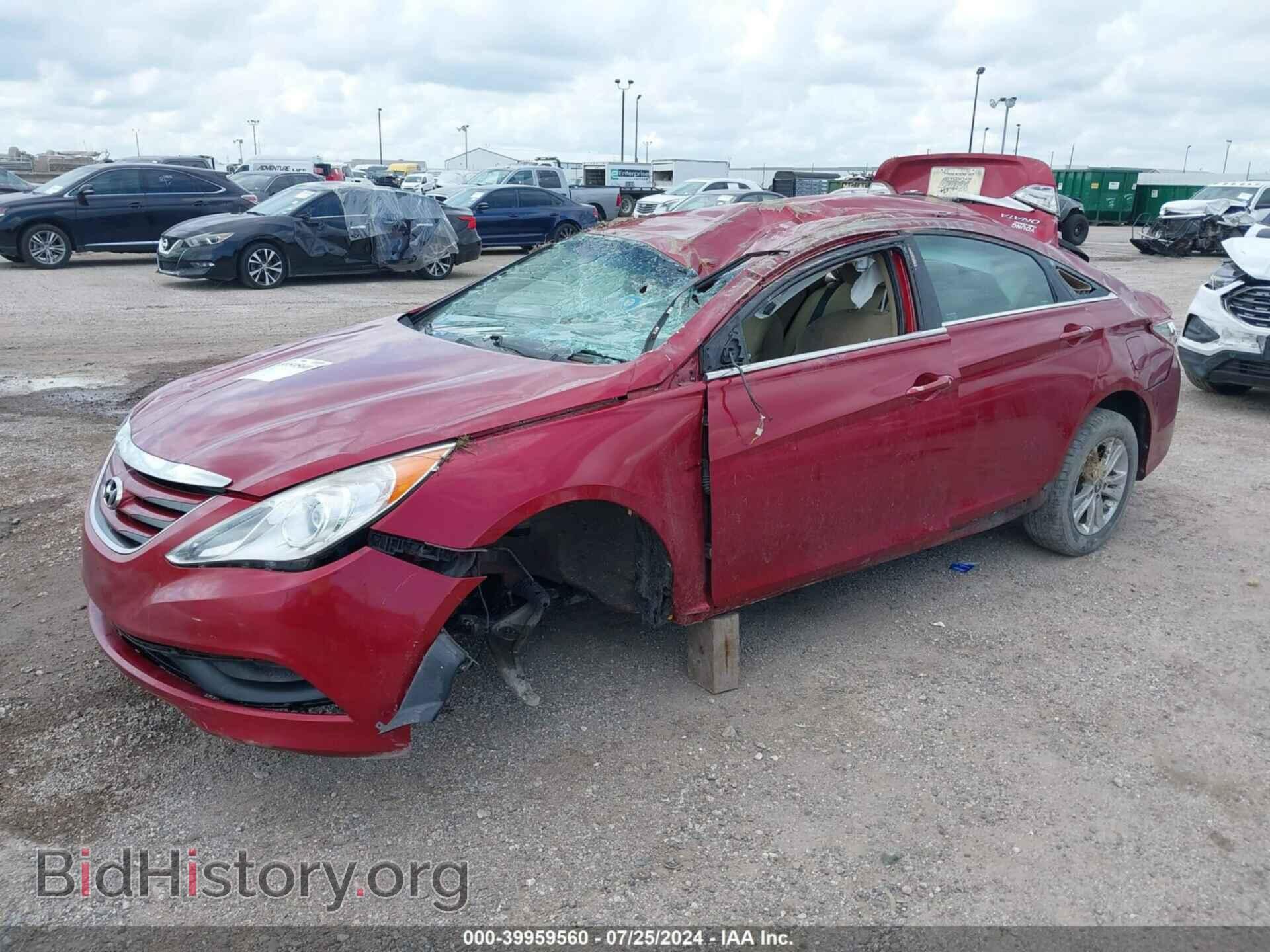 2014 HYUNDAI SONATA - VIN: 5NPEB4AC0EH827037 - Фото 2
