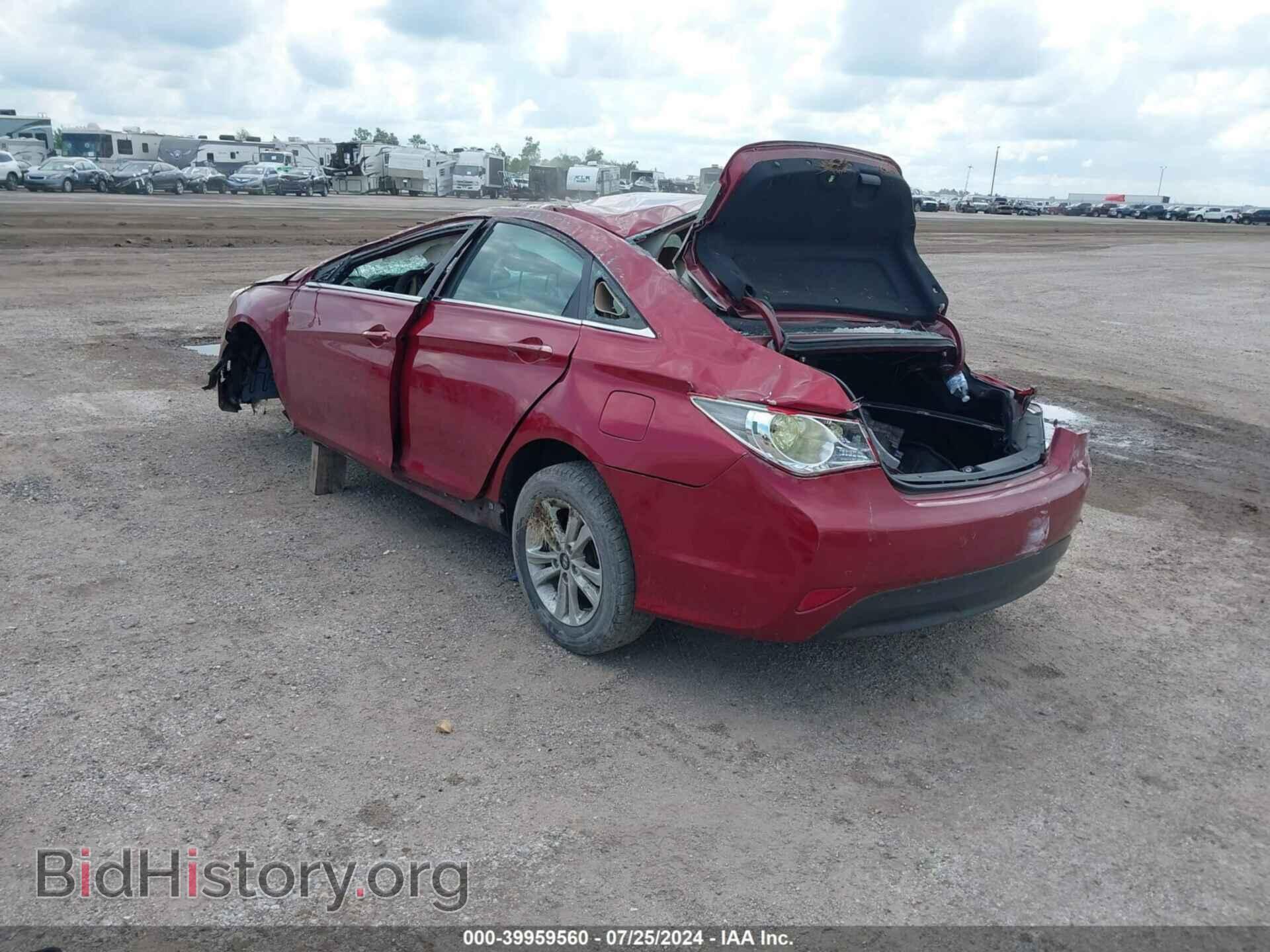 2014 HYUNDAI SONATA - VIN: 5NPEB4AC0EH827037 - Фото 3