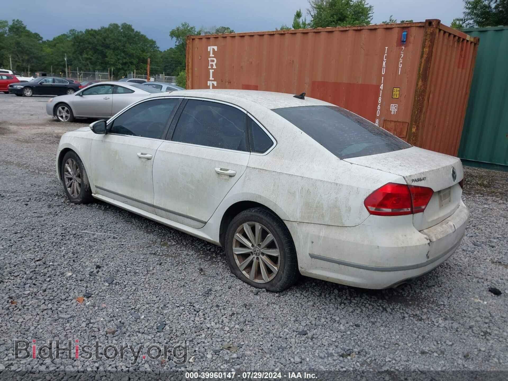 2012 VOLKSWAGEN PASSAT - VIN: 1VWCP7A38CC068508 - Фото 3