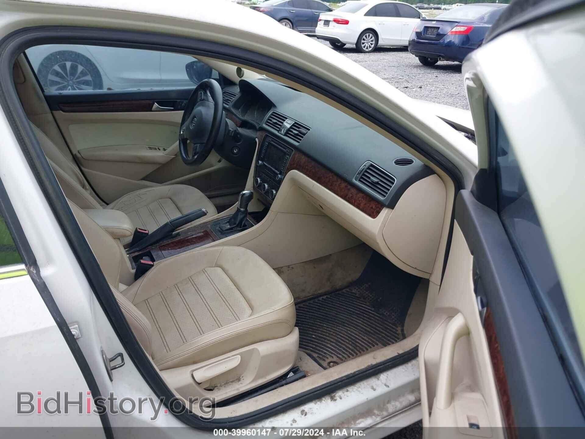 2012 VOLKSWAGEN PASSAT - VIN: 1VWCP7A38CC068508 - Фото 5