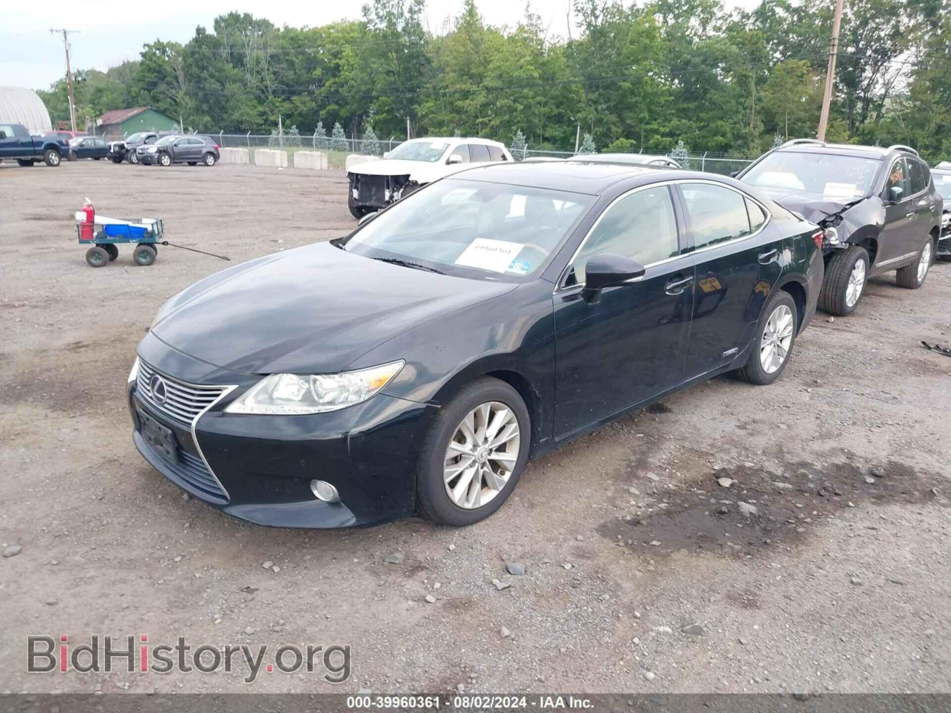 2013 LEXUS ES 300H - VIN: JTHBW1GG9D2003309 - Фото 2