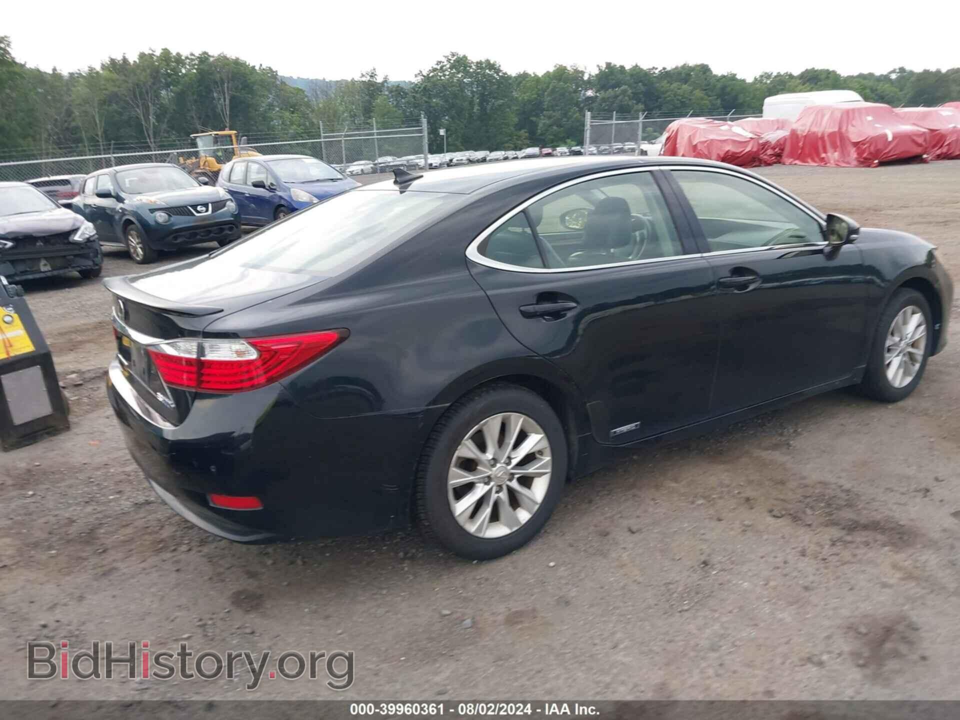 2013 LEXUS ES 300H - VIN: JTHBW1GG9D2003309 - Фото 4