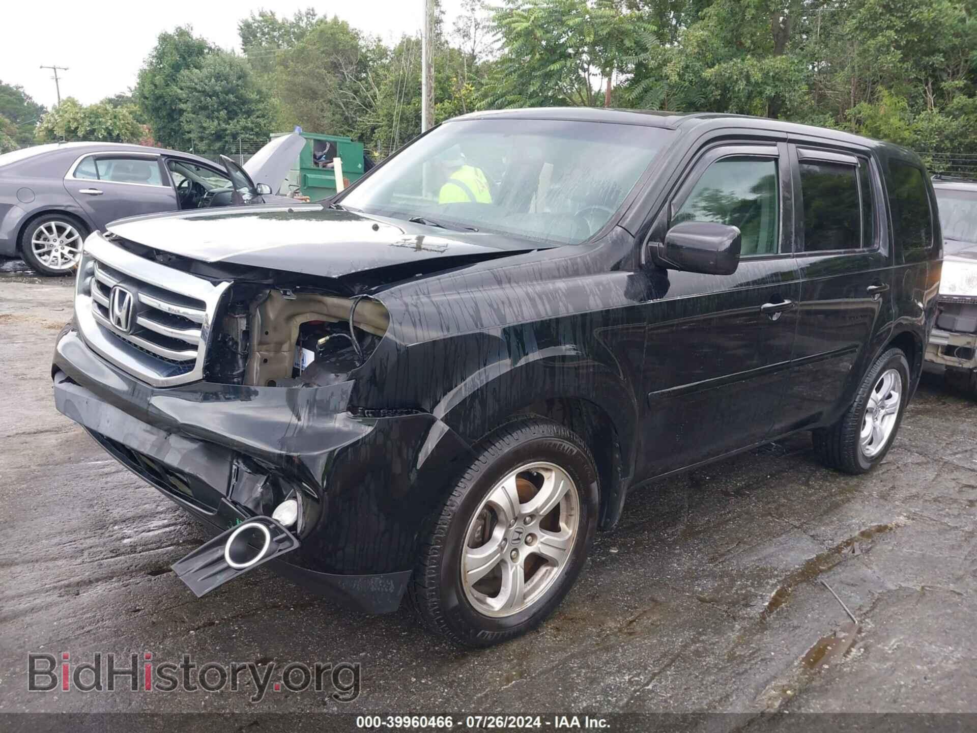 2013 HONDA PILOT - VIN: 5FNYF4H51DB012724 - Фото 2