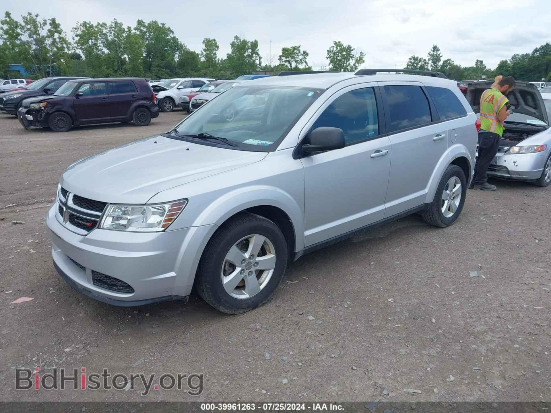 2013 DODGE JOURNEY - VIN: 3C4PDCAB5DT529568 - Фото 2