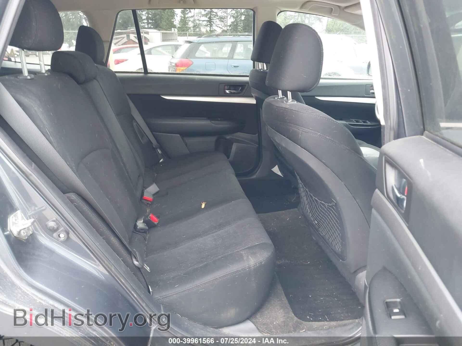 2014 SUBARU OUTBACK - VIN: 4S4BRBDC1E3272122 - Фото 8